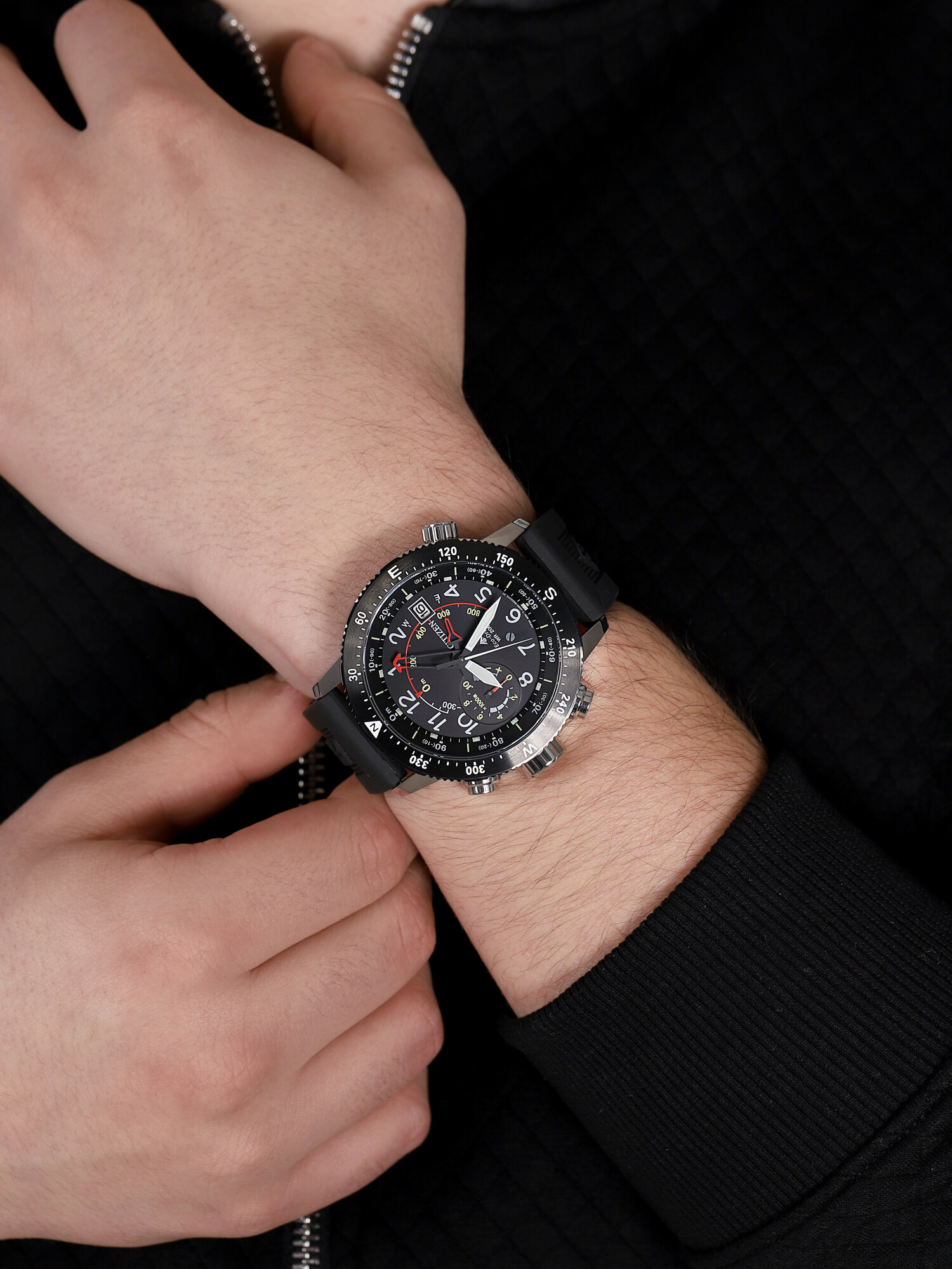 PROMASTER ECO-DRIVE SKY ALTICHRON DIVER  Citizen BN4044-15E - hover