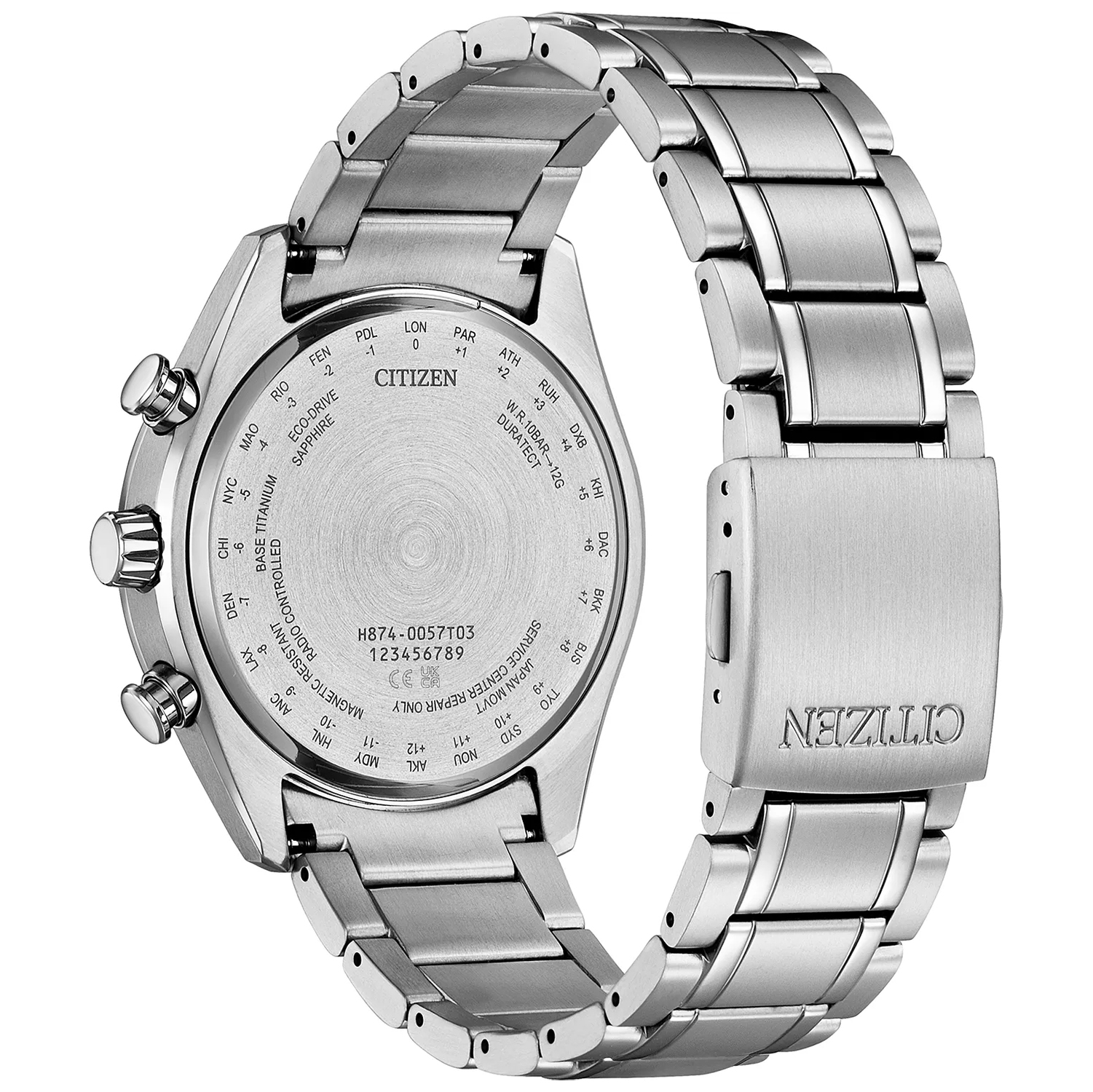 Citizen BY1010-81H męski zegarek Radio Controlled bransoleta - miniatura 3