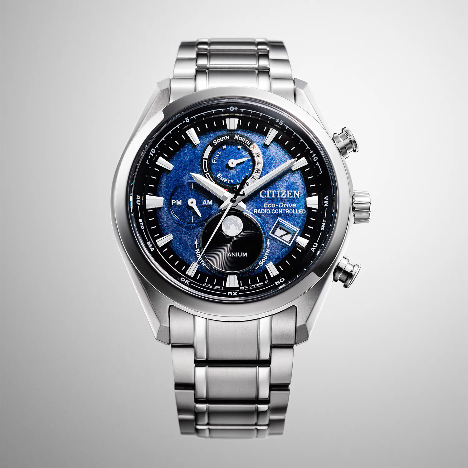 Citizen BY1010-81L męski zegarek Radio Controlled bransoleta - miniatura 4