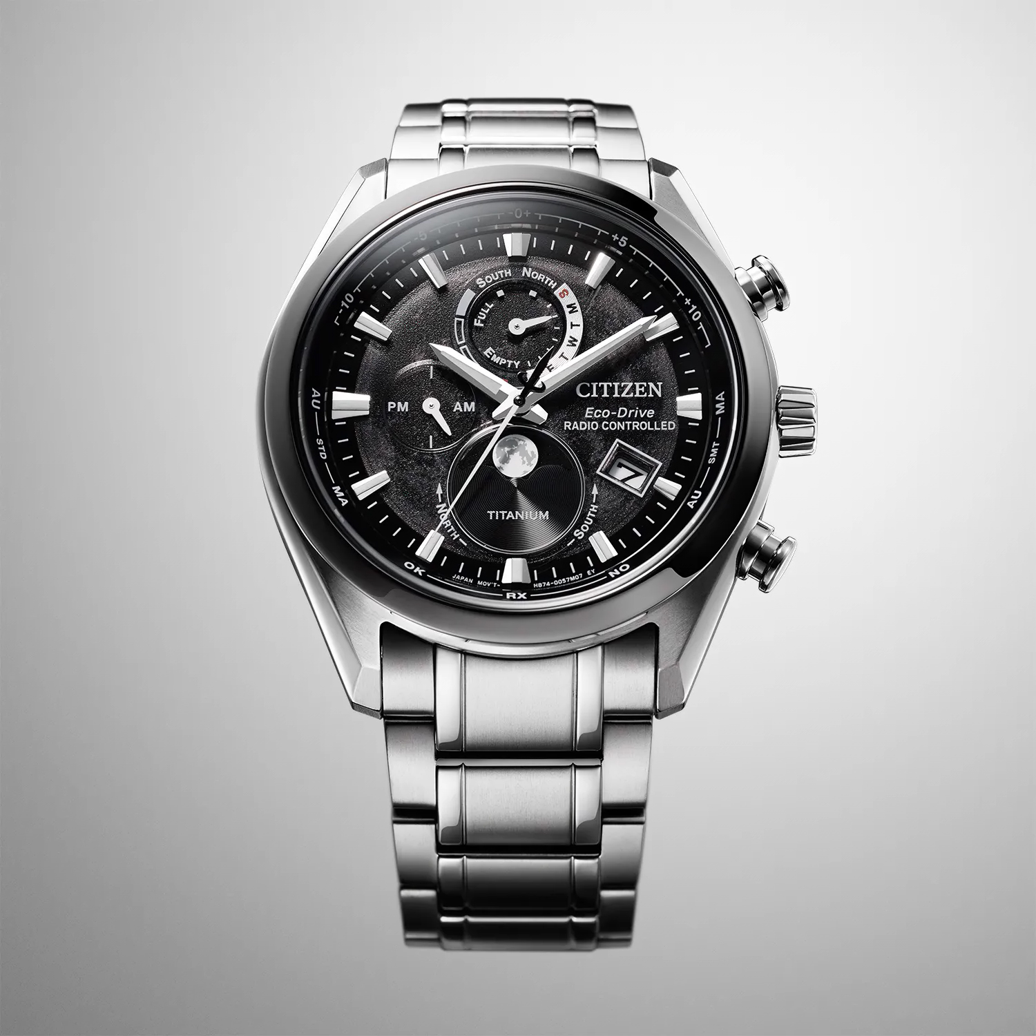 Citizen BY1018-80E męski zegarek Radio Controlled bransoleta - miniatura 4
