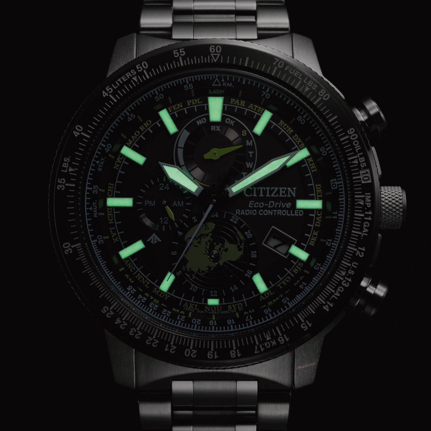 Citizen BY3006-53E zegarek srebrny sportowy Promaster bransoleta