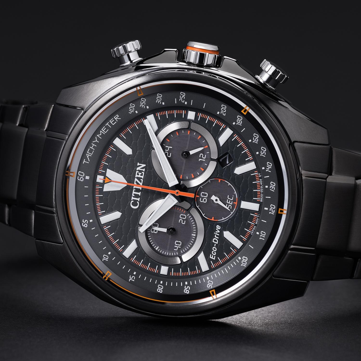 Citizen CA4567-82H Eco-Drive Chronograph zegarek sportowy Ecodrive - miniatura 4