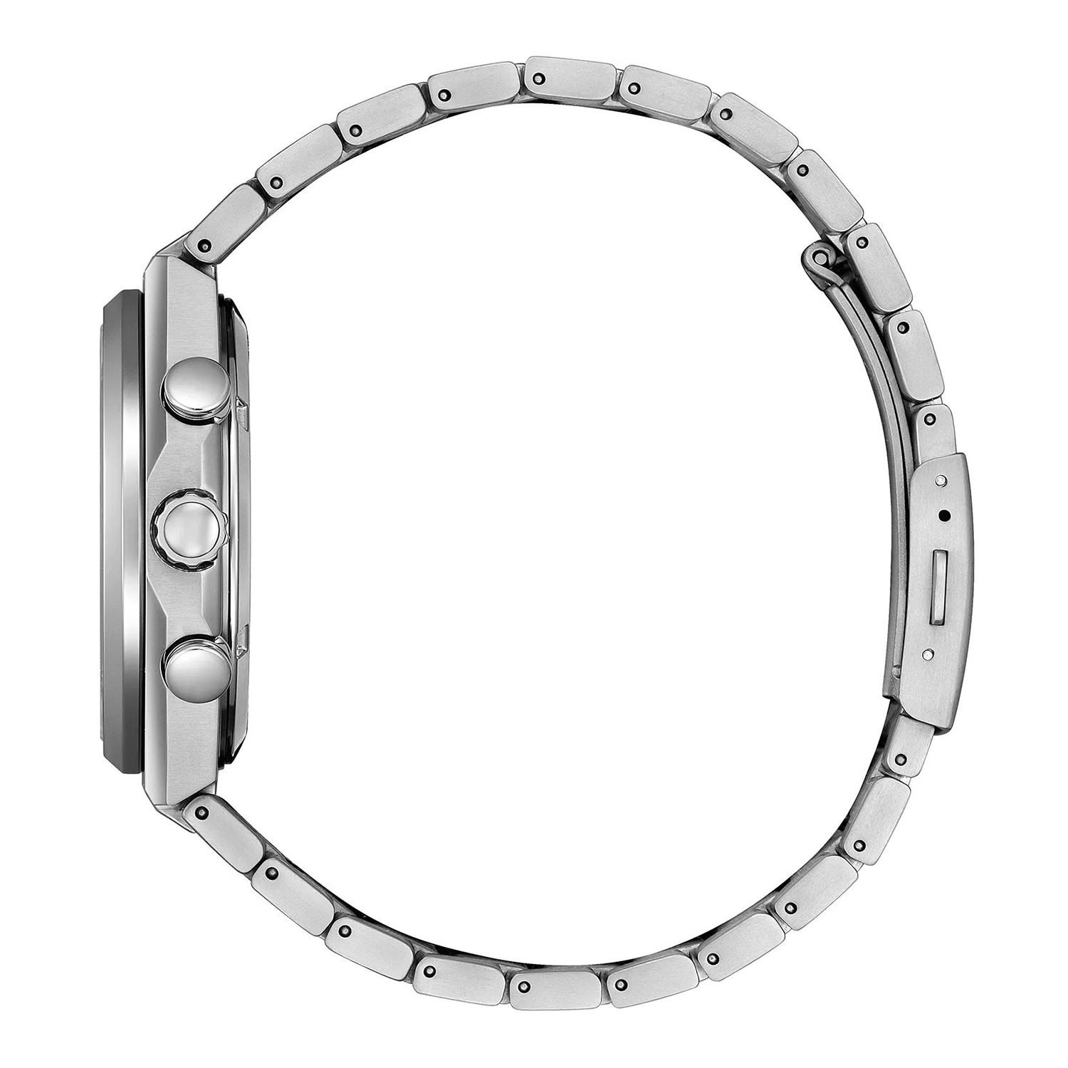 Citizen CA4610-85A zegarek srebrny sportowy Titanium bransoleta