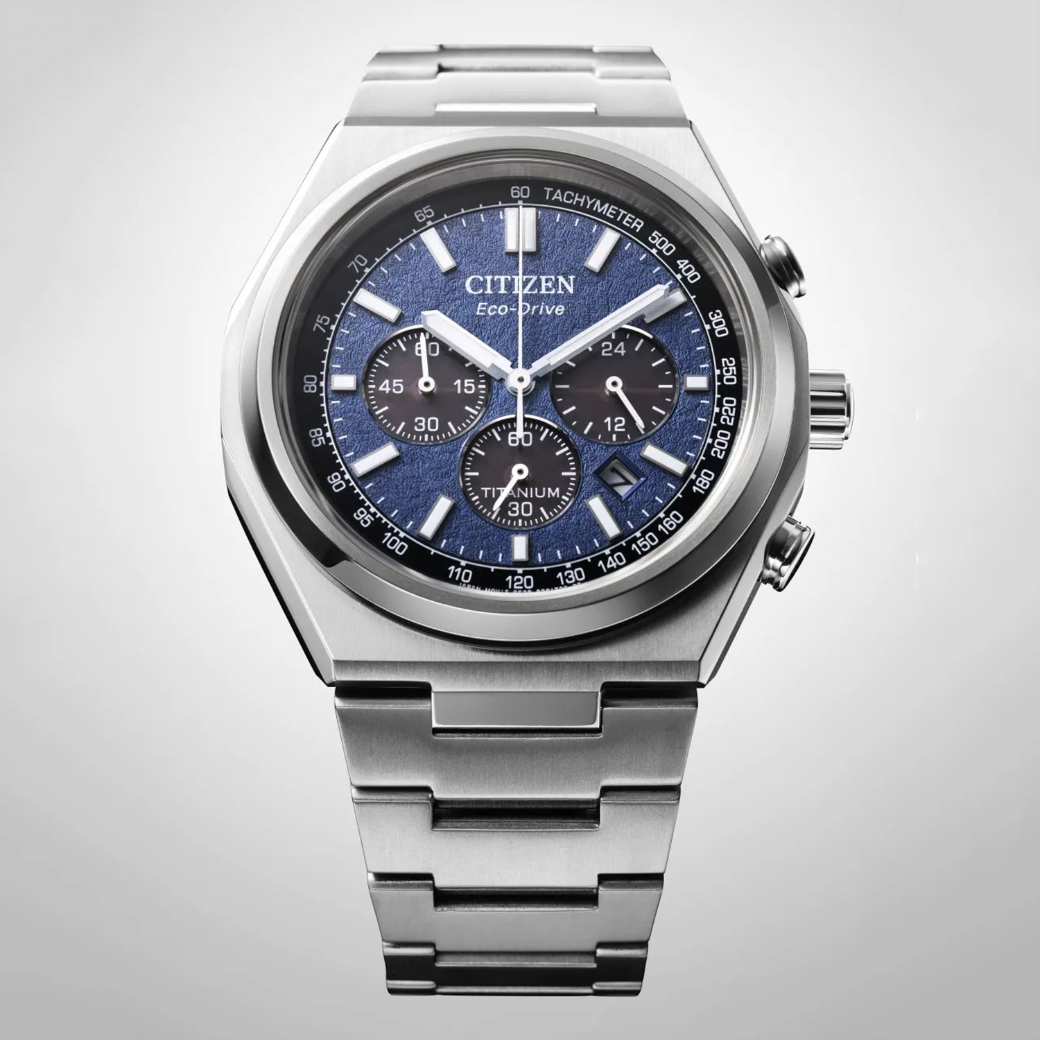 Citizen CA4610-85L Super Titanium Chronograph zegarek sportowy Titanium
