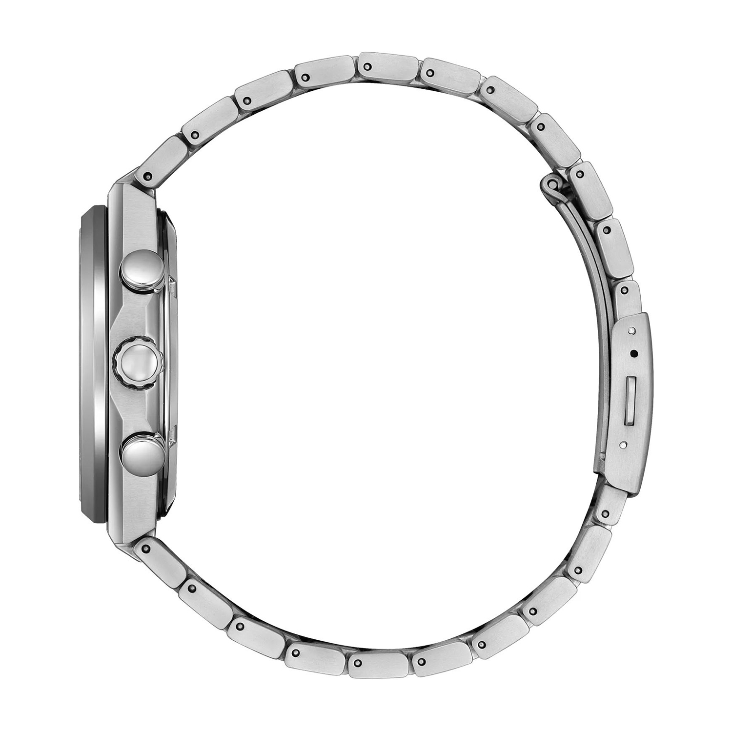 Citizen CA4610-85M zegarek srebrny sportowy Titanium bransoleta