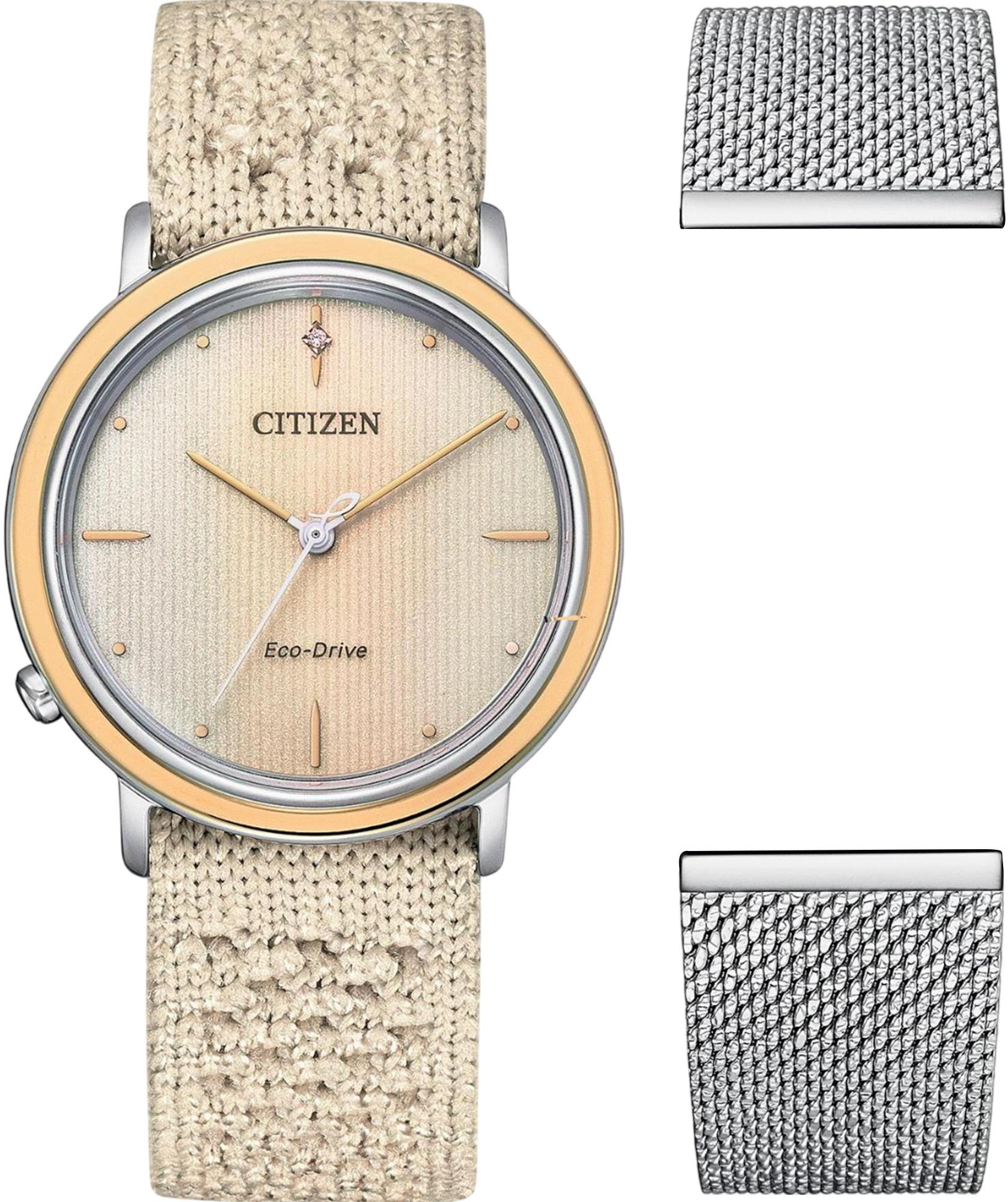 Eco-Drive L Diamond SET Citizen EM1006-40A 