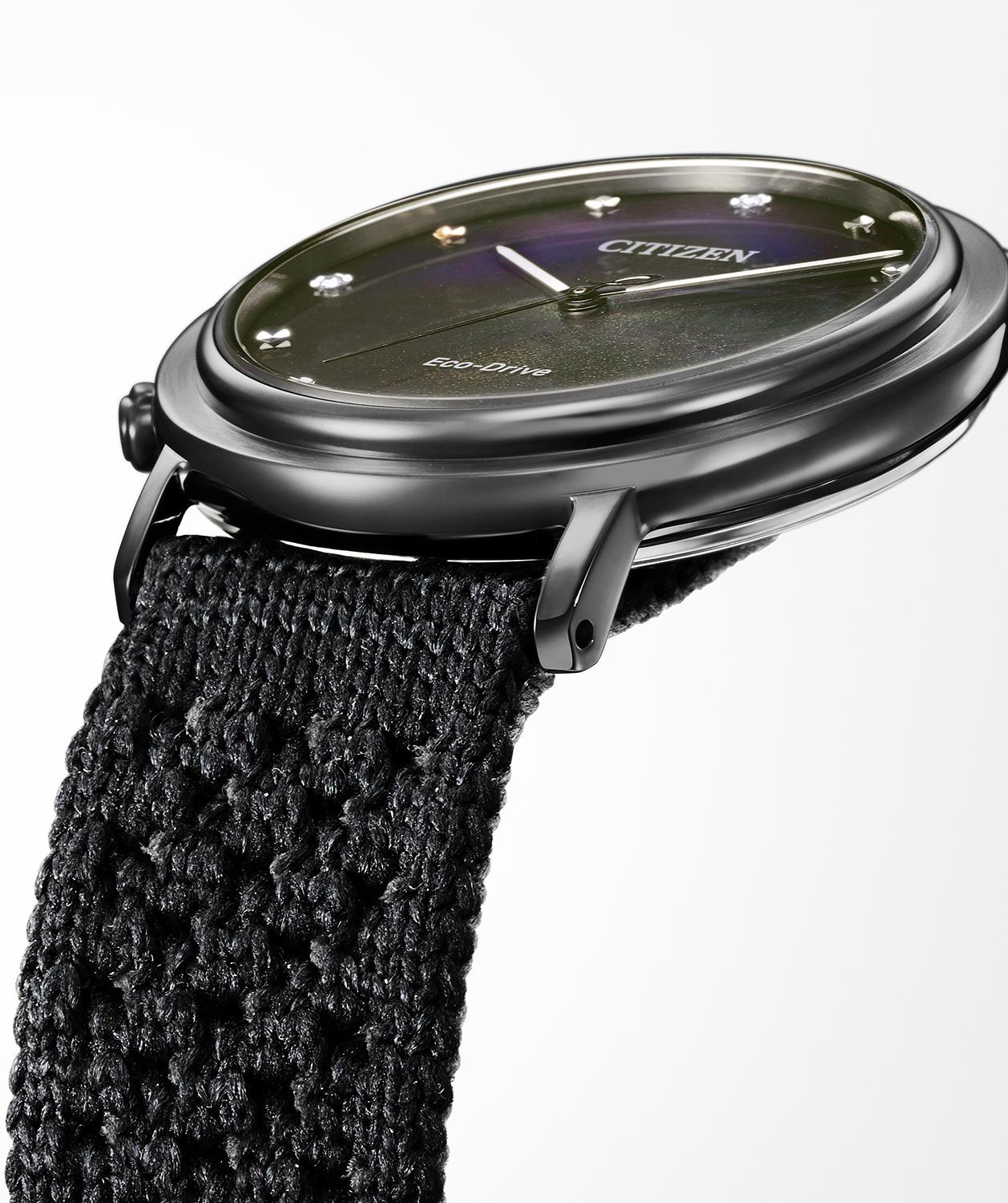 Citizen EM1007-47E zegarek damski Lady czarny - miniatura 12