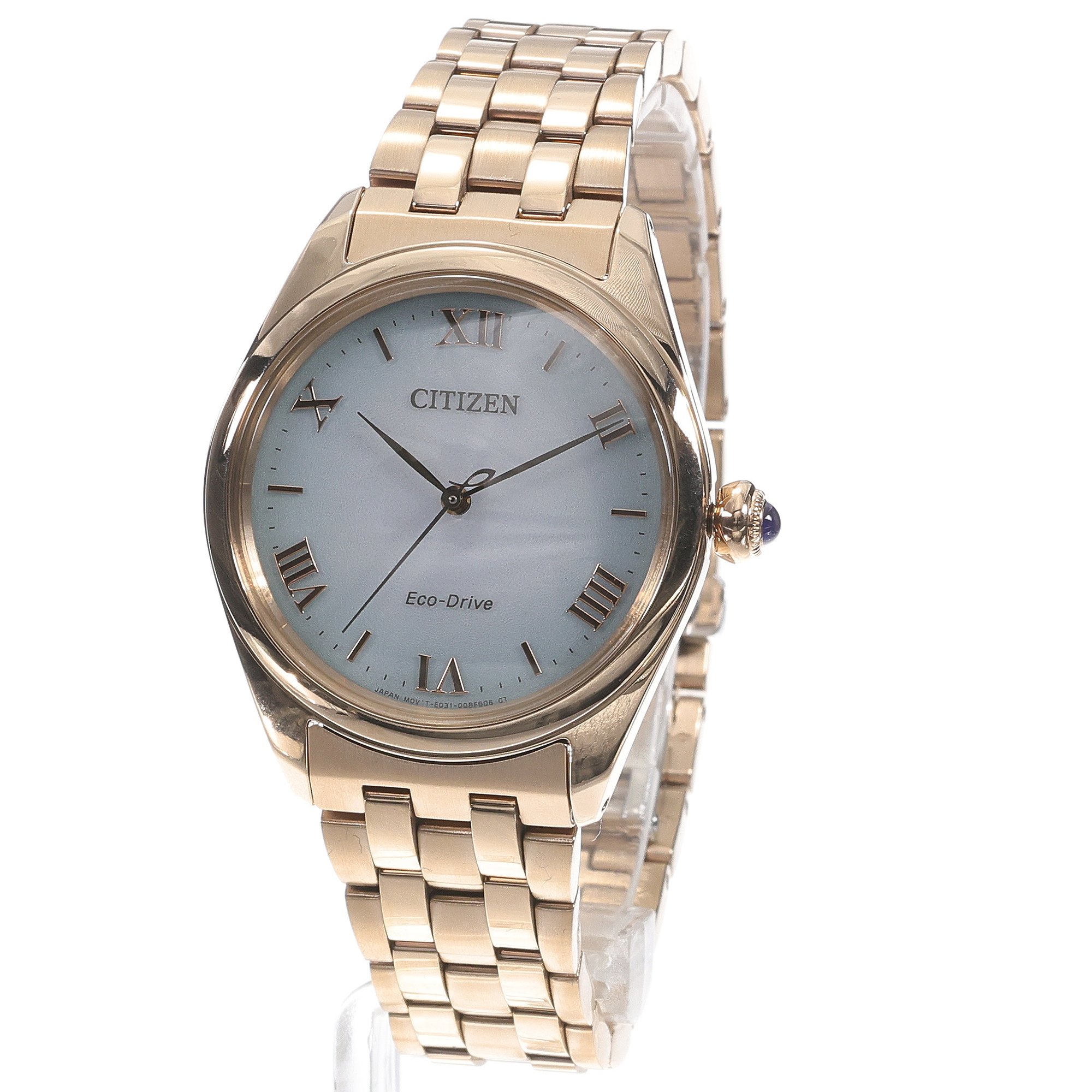 Citizen EM1143-81X zegarek różowe złoto elegancki Ecodrive bransoleta - miniatura 2