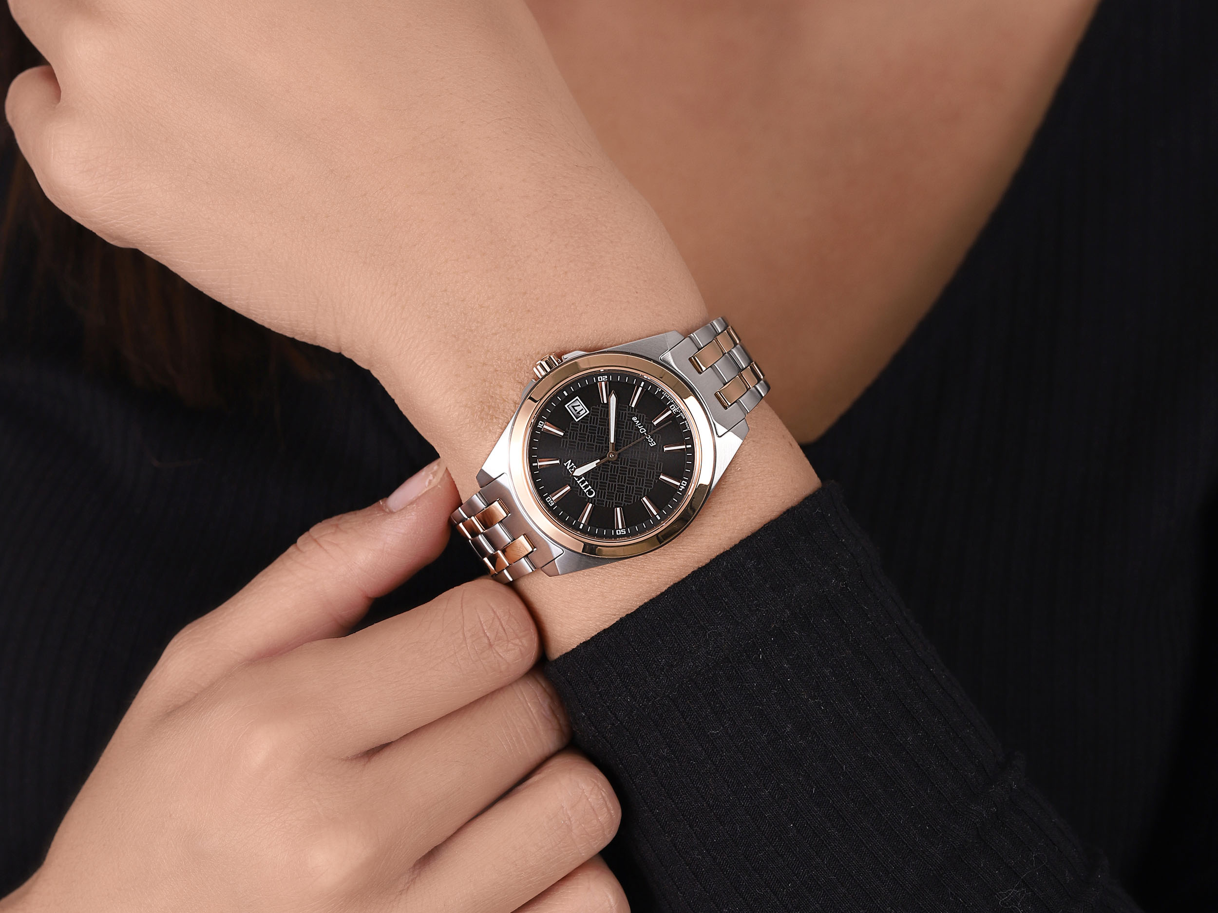 Citizen EO1213-85E zegarek srebrny klasyczny Elegance bransoleta - miniatura 2