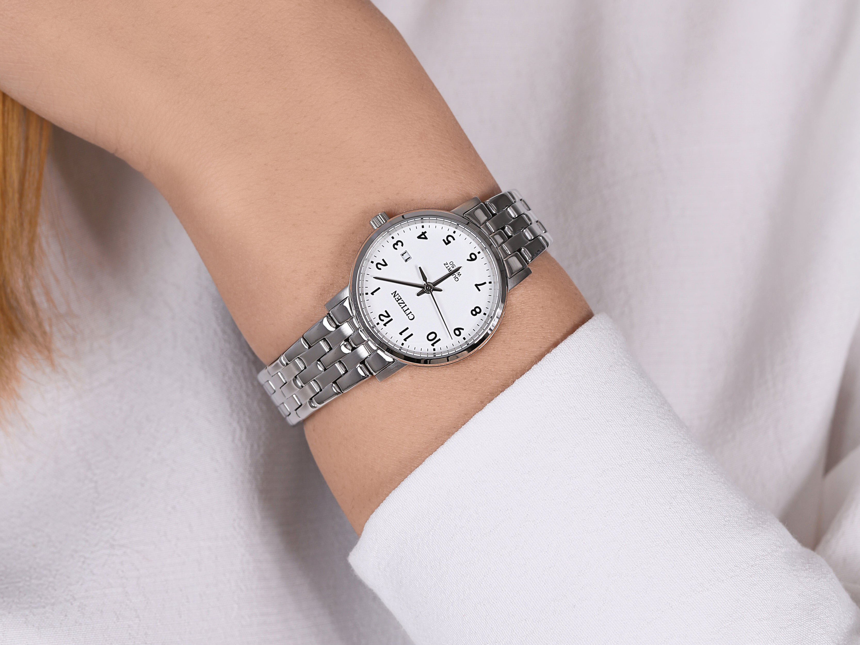 Citizen EU6090-54A zegarek srebrny klasyczny Elegance bransoleta - miniatura 2