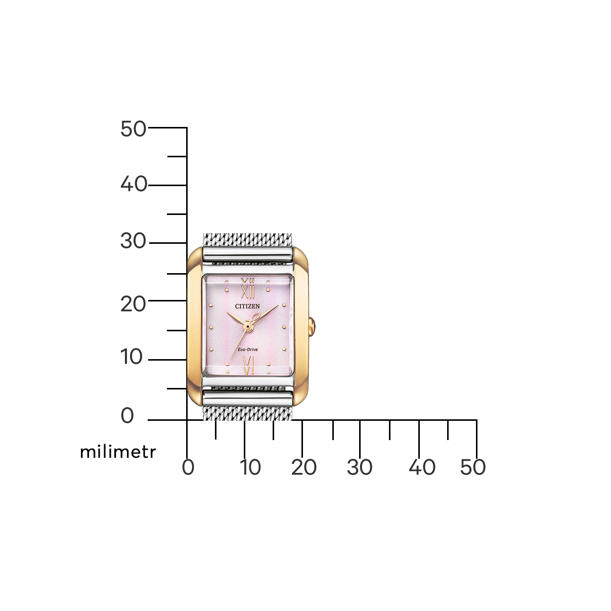 Citizen EW5596-66X Eco-Drive Elegance Ecodrive klasyczny zegarek złoty - miniatura 10