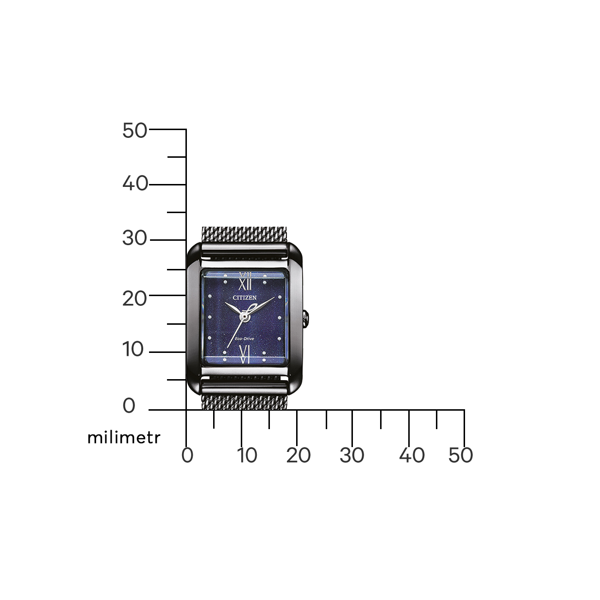 Citizen EW5597-63L zegarek damski klasyczny Ecodrive bransoleta - miniatura 11