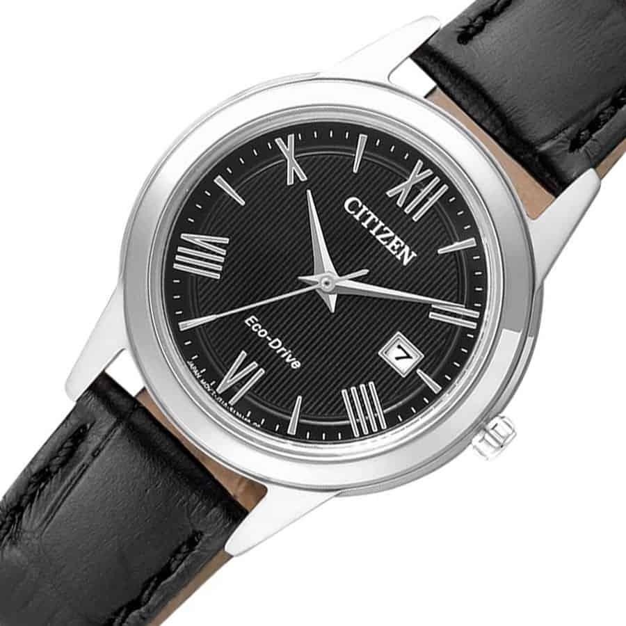 Citizen FE1081-08E zegarek srebrny klasyczny Leather pasek - miniatura 5