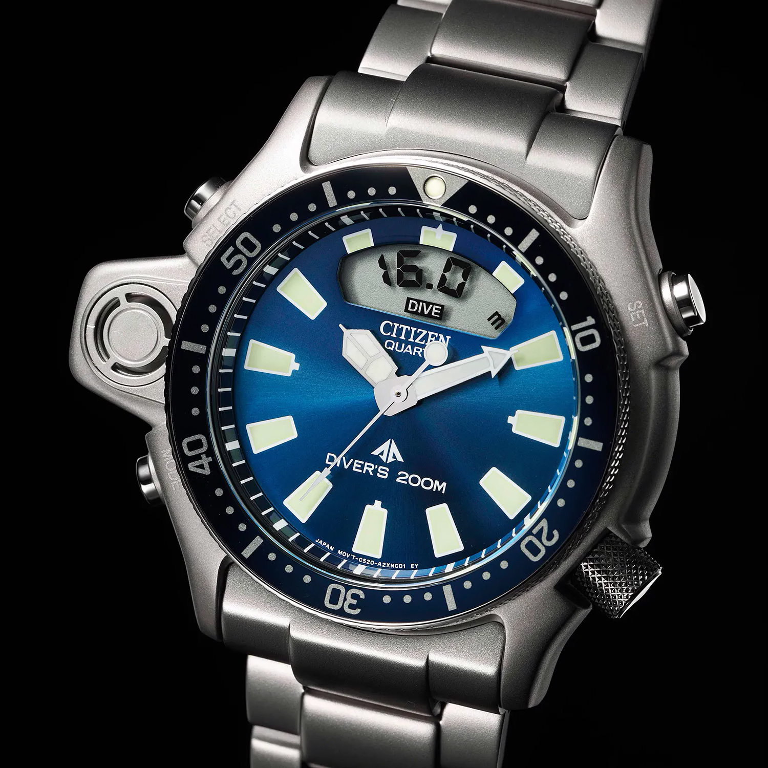 Citizen JP2000-67L męski zegarek Promaster bransoleta - miniatura 3