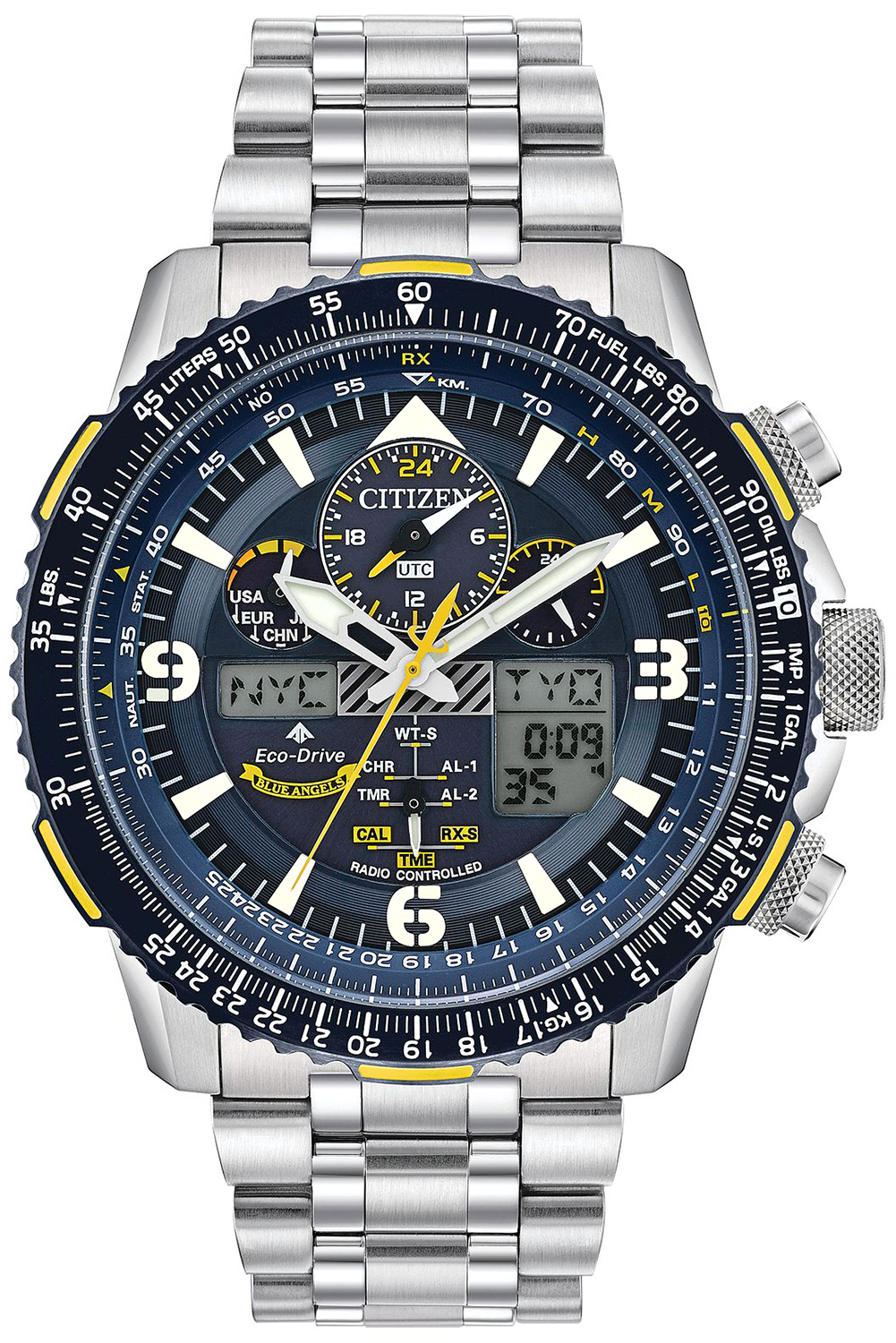 Promaster Skyhawk A-T Blue Angels Citizen JY8078-52L 