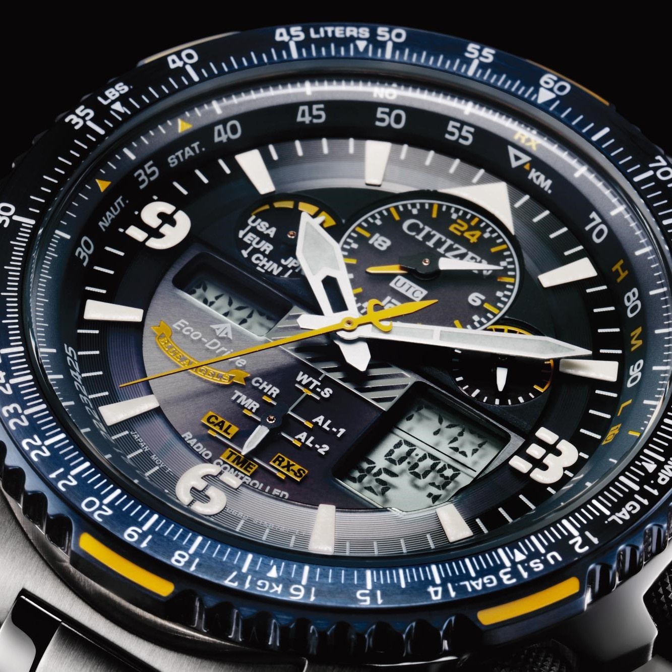 Citizen JY8078-52L Promaster Promaster Skyhawk A-T Blue Angels zegarek męski sportowy szafirowe - miniatura 8