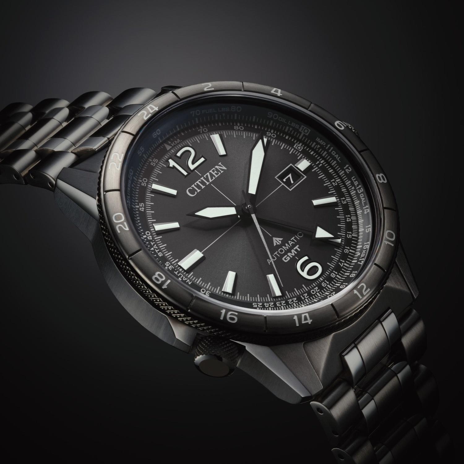Citizen NB6045-51H zegarek czarny klasyczny Promaster bransoleta - miniatura 5