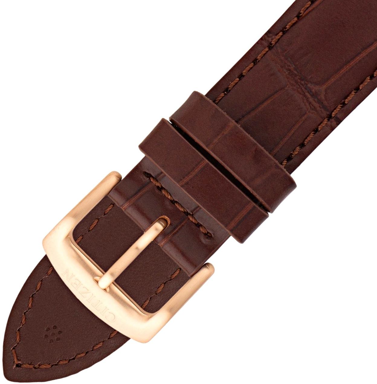 Citizen NH8393-05AC zegarek różowe złoto klasyczny Automat pasek - miniatura 5