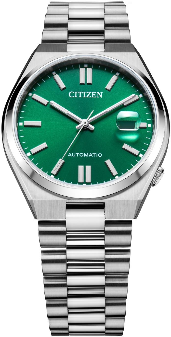 Citizen NJ0150-81X Tsuyosa Green Automatic Classic Sapphire zegarek klasyczny Automat - miniatura 3