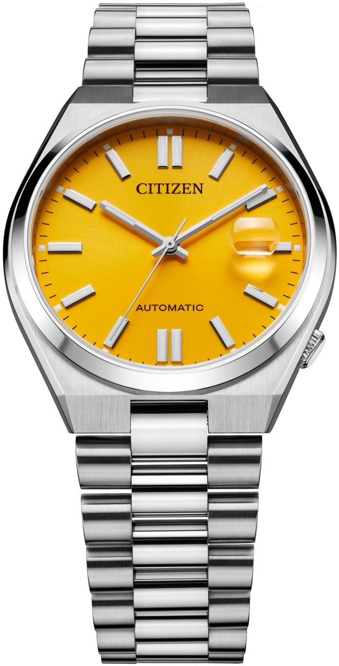 Citizen NJ0150-81Z Tsuyosa Yellow Automatic Classic Sapphire zegarek klasyczny Automat - miniatura 3