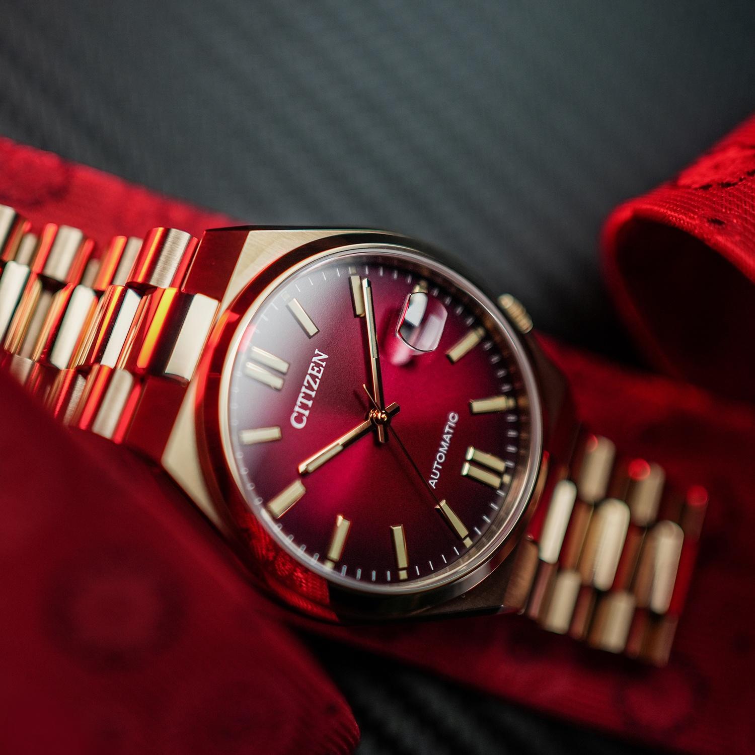 Citizen NJ0153-82X zegarek męski Automat różowe złoto - miniatura 12