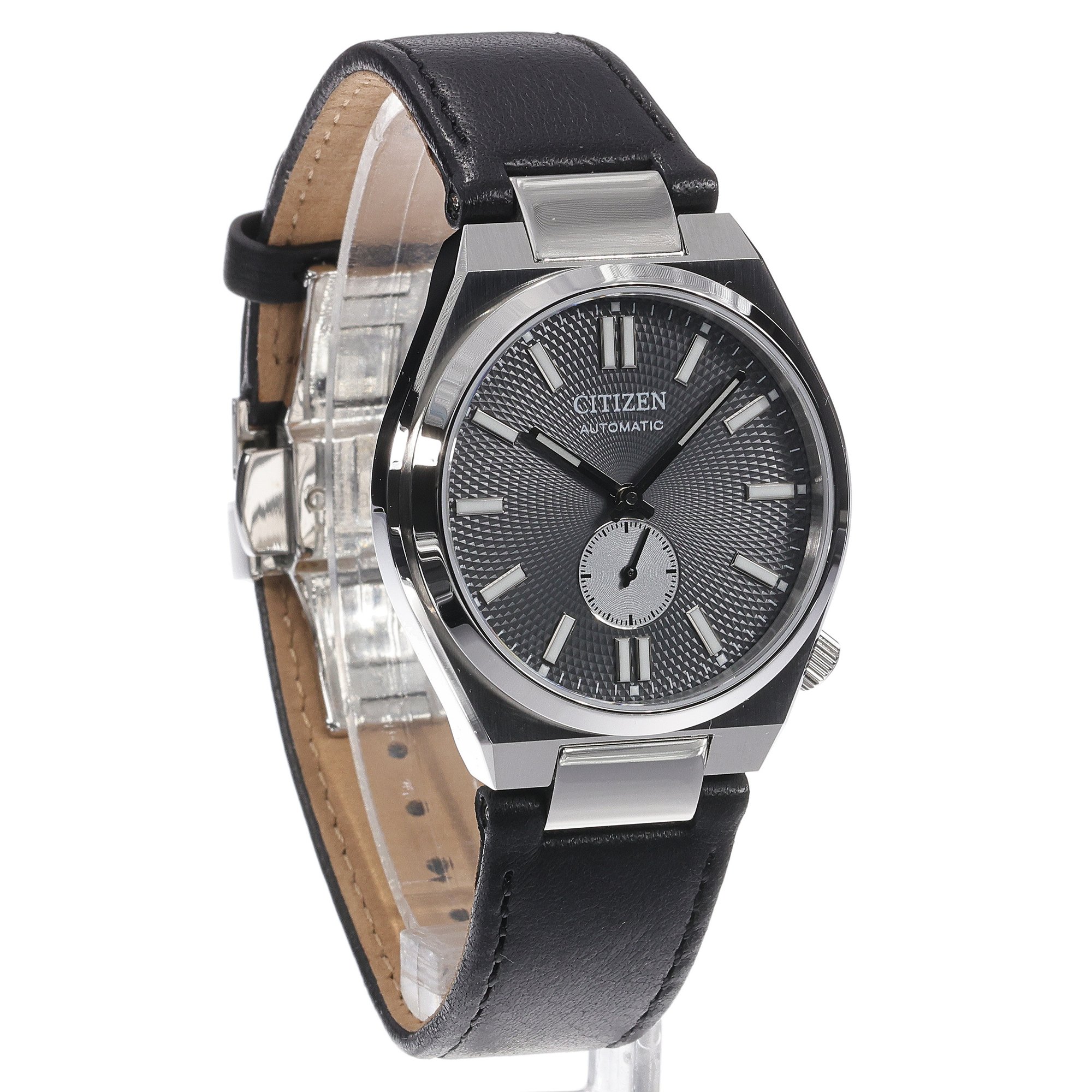 Citizen NK5010-01H Automat Tsuyosa Grey Automatic Small Second Classic Sapphire zegarek męski klasyczny szafirowe - miniatura 8