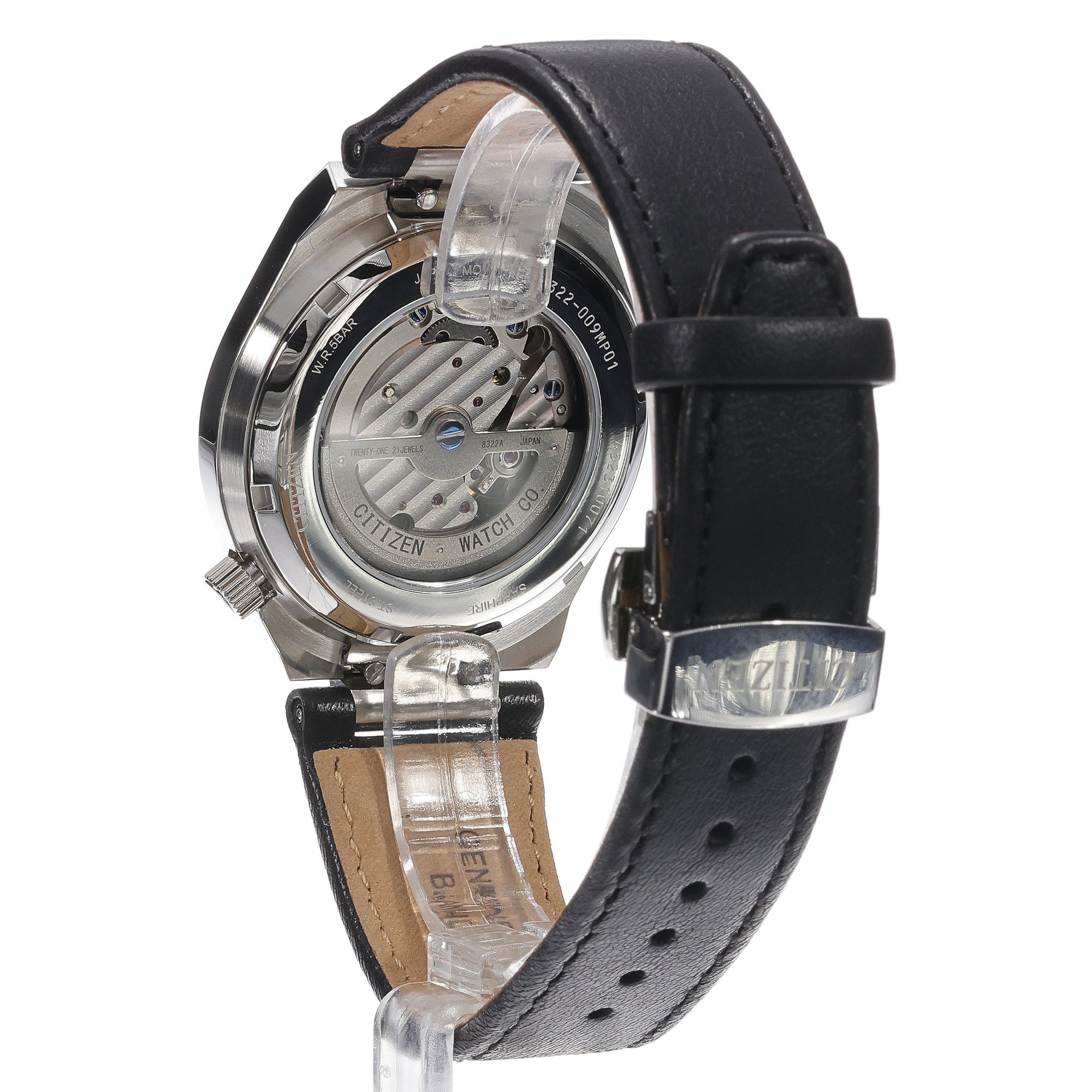 Citizen NK5010-01H Automat Tsuyosa Grey Automatic Small Second Classic Sapphire zegarek męski klasyczny szafirowe - miniatura 9