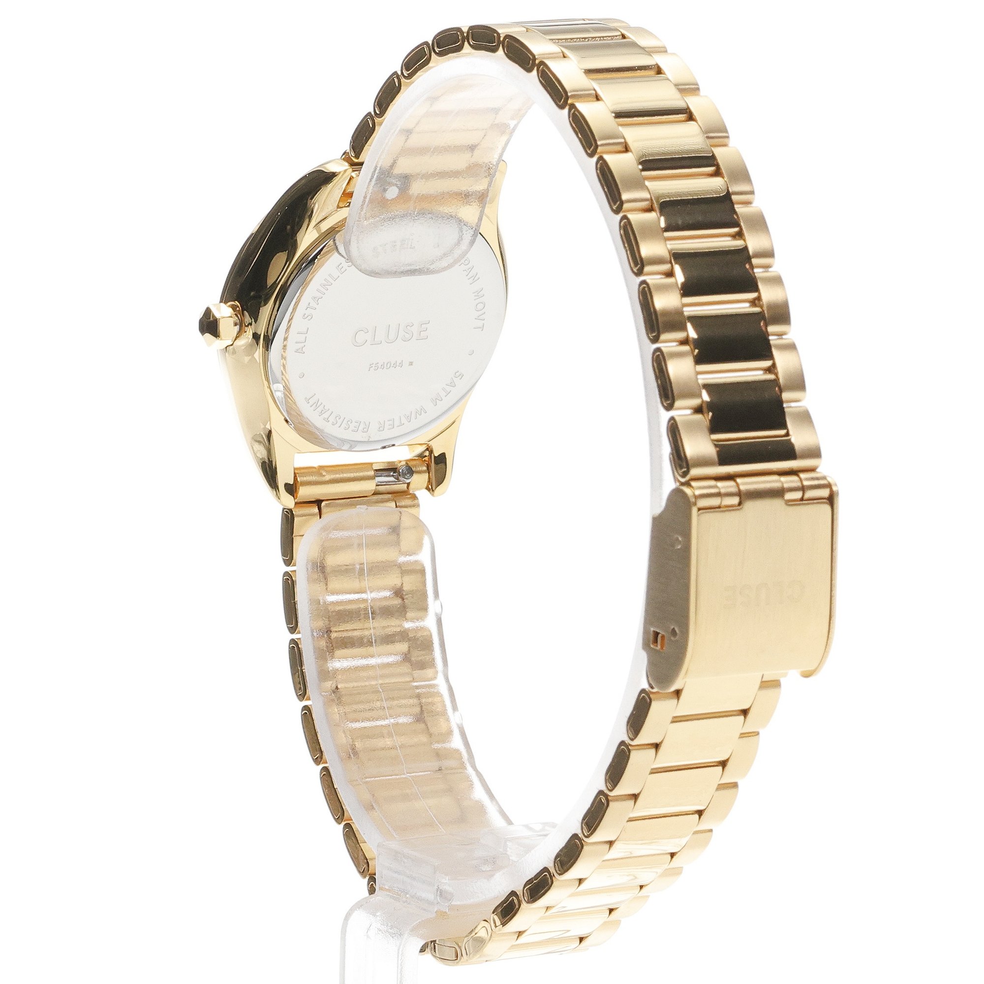 Cluse CG11701 Gift Box Feroce Mini Watch Black Chain Bracelet Gold Colour Feroce Petite fashion-modowy zegarek złoty - miniatura 4