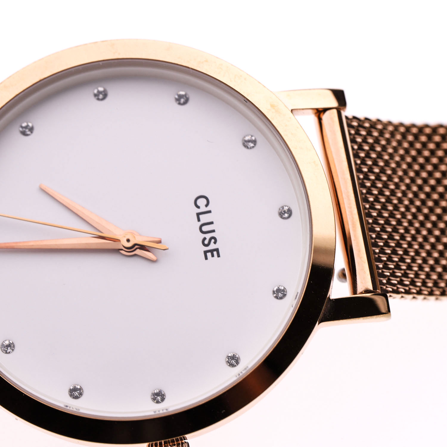 Cluse CL18303-POWYSTAWOWY Rose Gold Stones Pavane klasyczny zegarek różowe złoto - miniatura 9