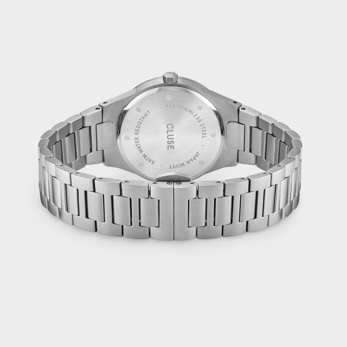 Cluse CW0101210003 Vigoureux bransoleta Steel White, Silver Colour zegarek damski klasyczny mineralne - miniatura 4