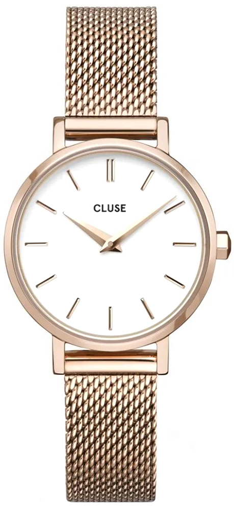 Petite Mesh Rose Gold/White Marble Cluse CW0101211003 