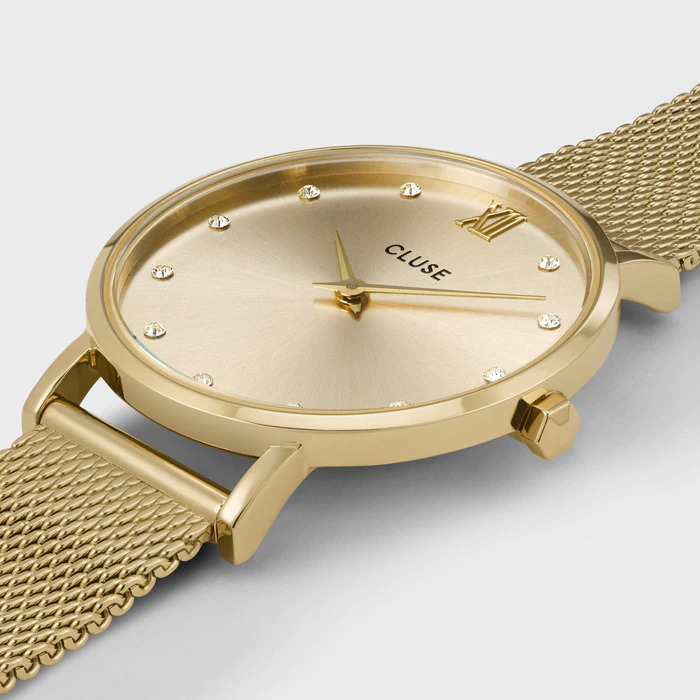 Cluse CW10204 Mesh Crystals/Full Gold zegarek fashion/modowy Minuit - miniatura 5