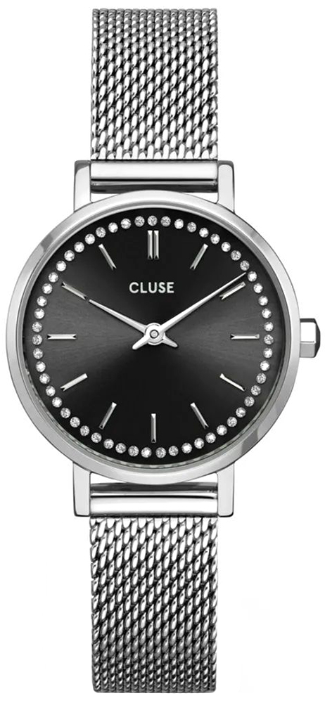 Petite Mesh Crystals Mesh Black Cluse CW10502 