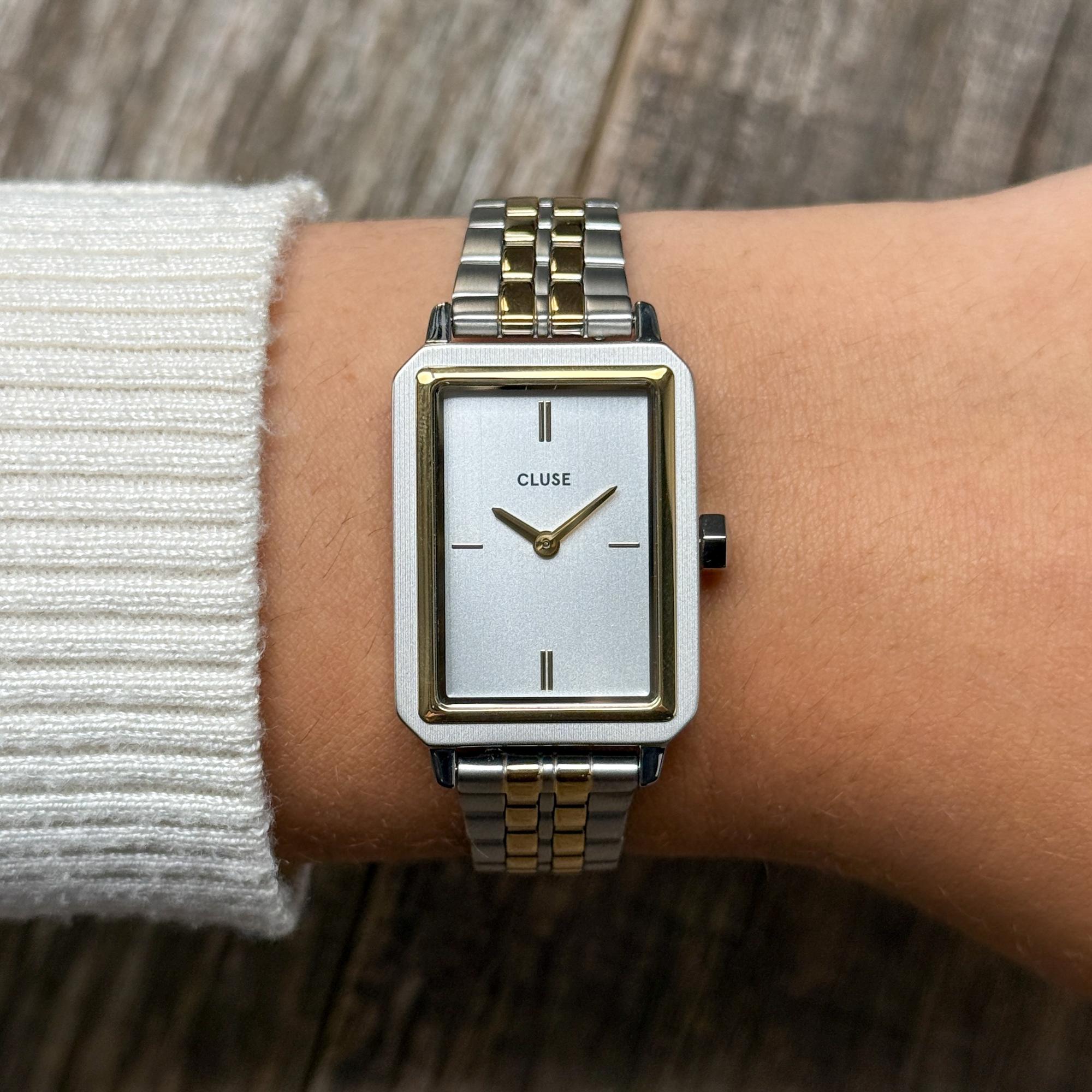 Cluse CW11510 Watch Steel Bicolour Fluette klasyczny zegarek srebrny - miniatura 9