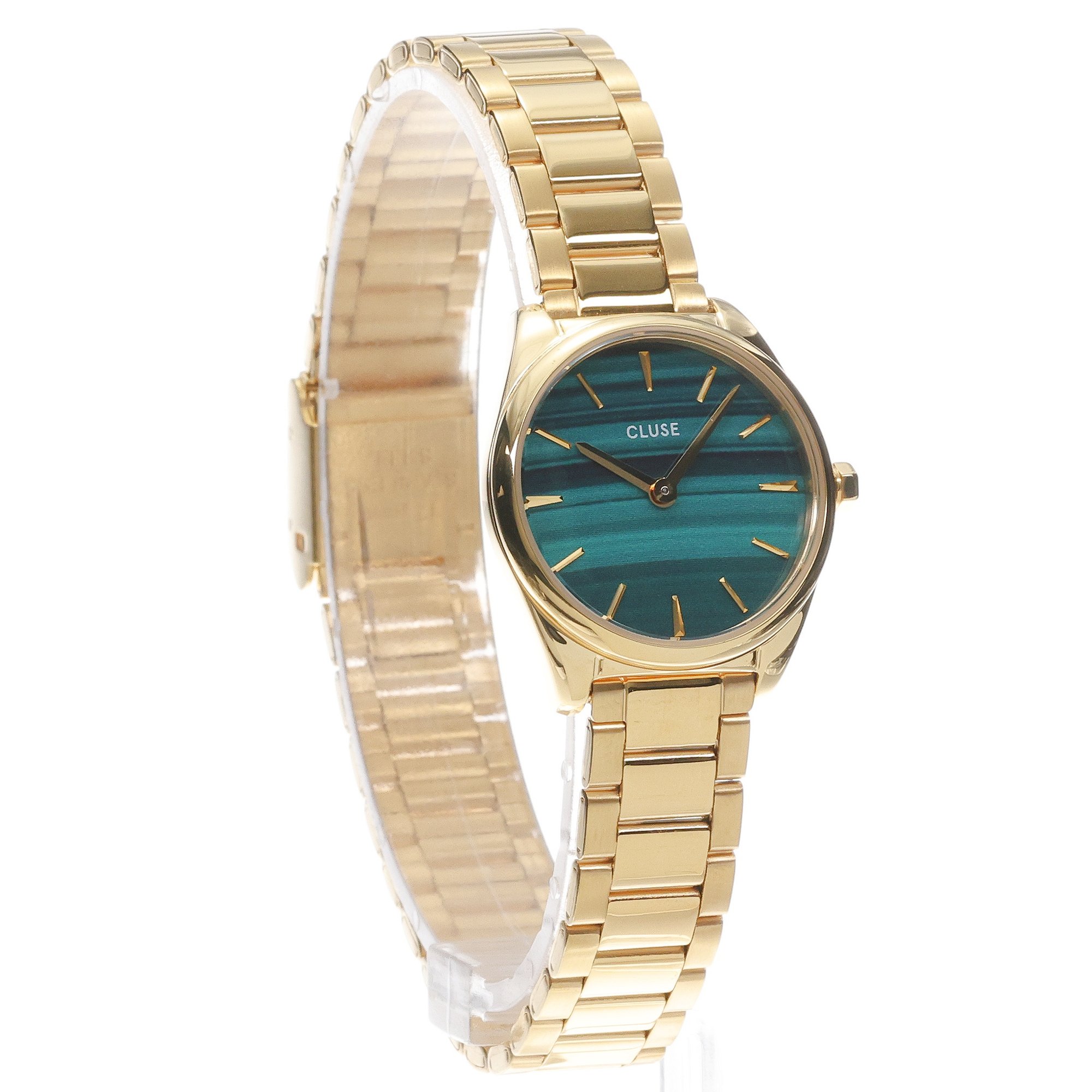 Cluse CW11702 Mini Steel Green Gold Colour zegarek klasyczny Feroce Petite - miniatura 3
