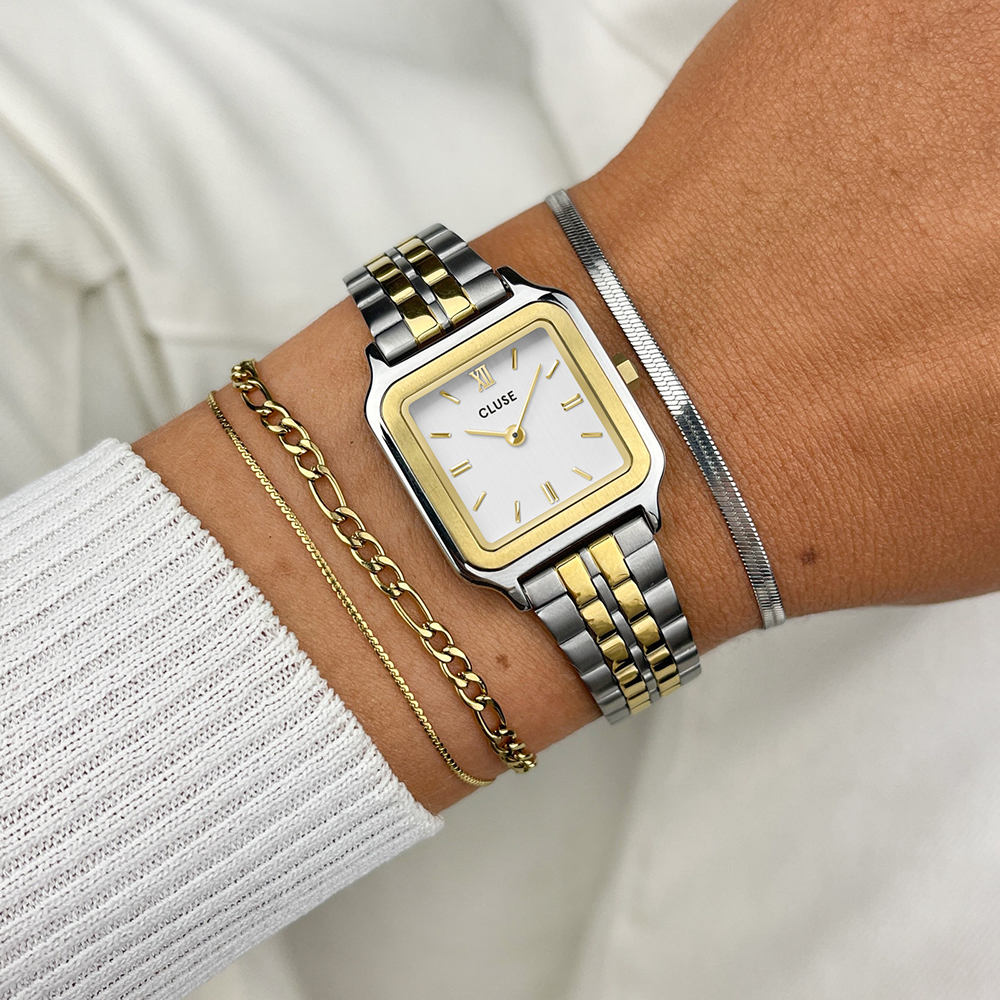 Cluse CW11801 Gracieuse Petite White Silver Gold zegarek Gracieuse - miniatura 7