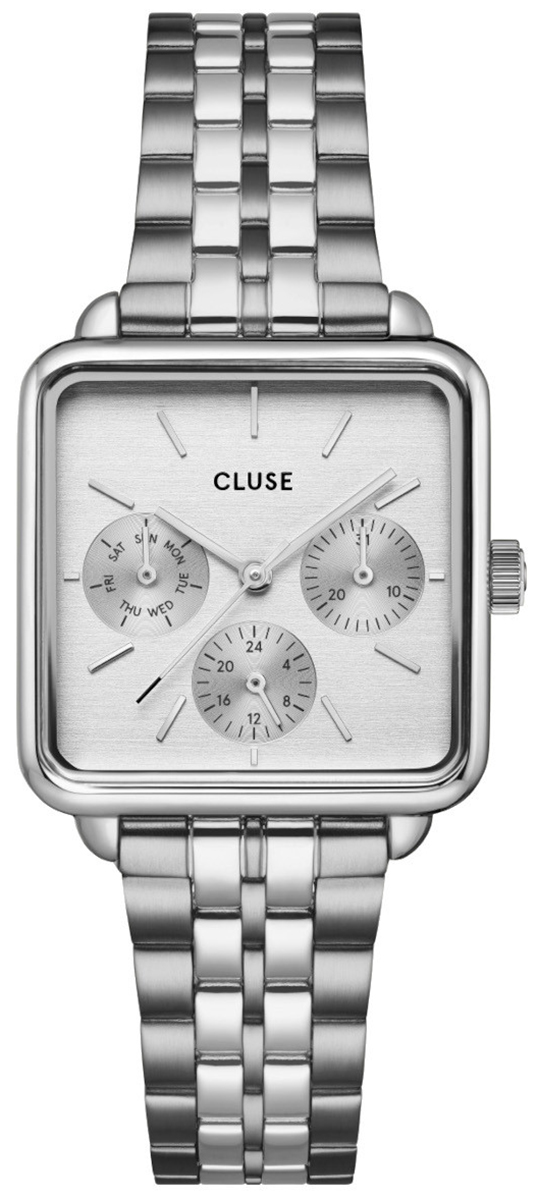 La Tétragone Multifunction Silver Cluse CW13802 