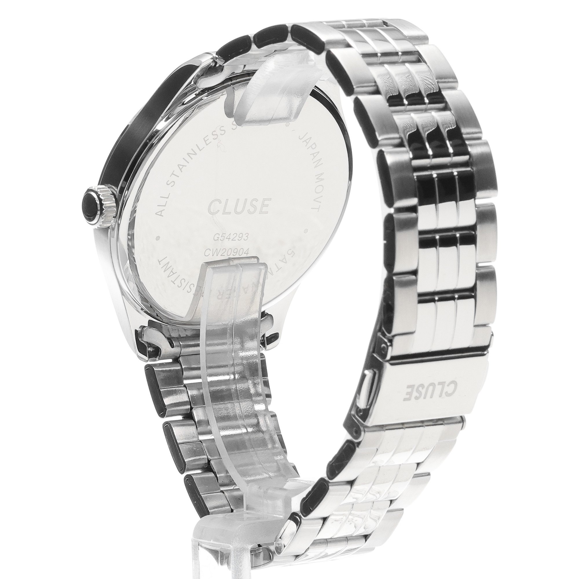 Cluse CW20904 Cluse Antheor Watch Steel Black Silver Colour zegarek męski klasyczny mineralne - miniatura 4