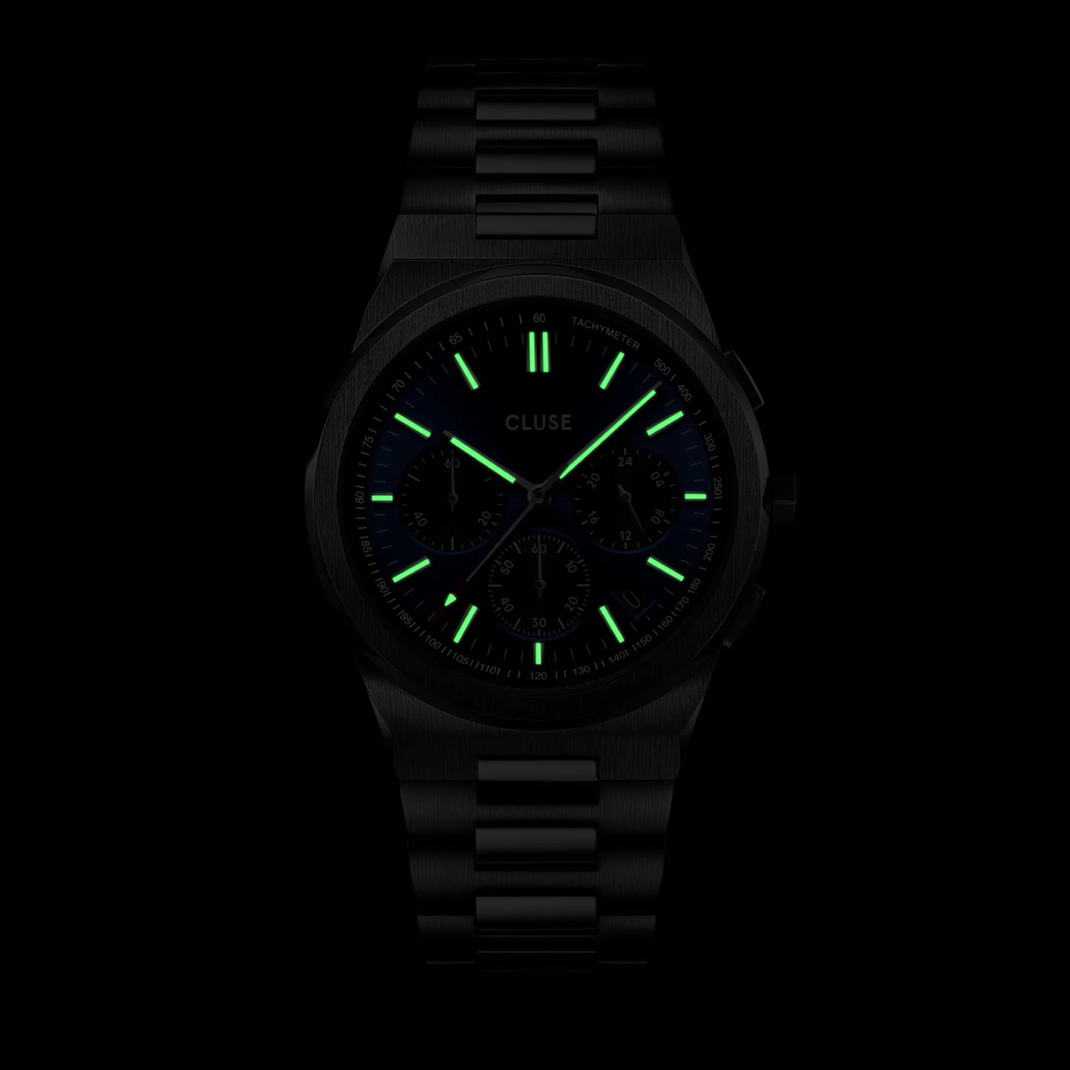 CW20805 zegarek srebrny sportowy Vigoureux bransoleta