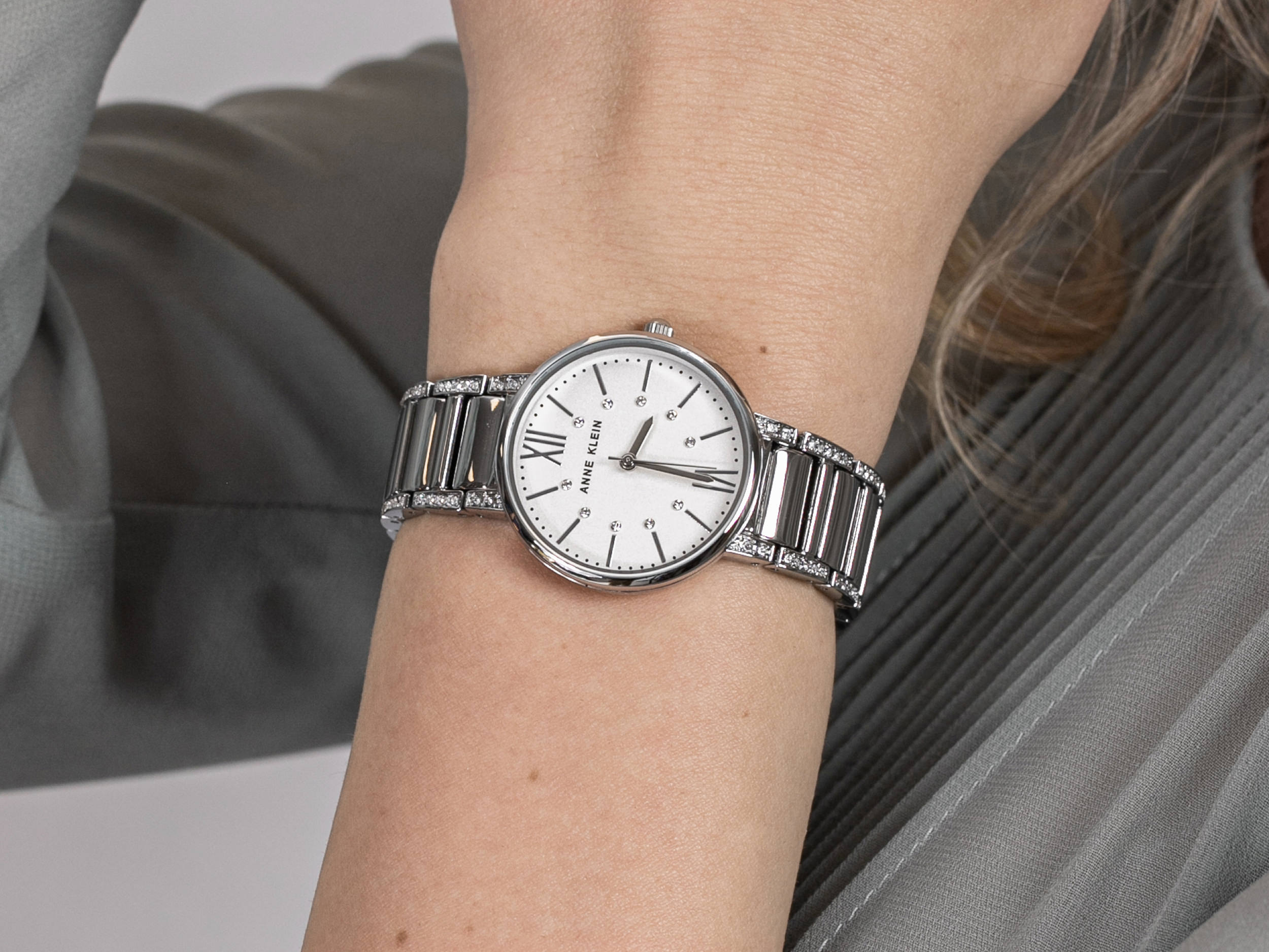 Anne Klein AK-3201SVSV zegarek klasyczny Bransoleta - miniatura 2