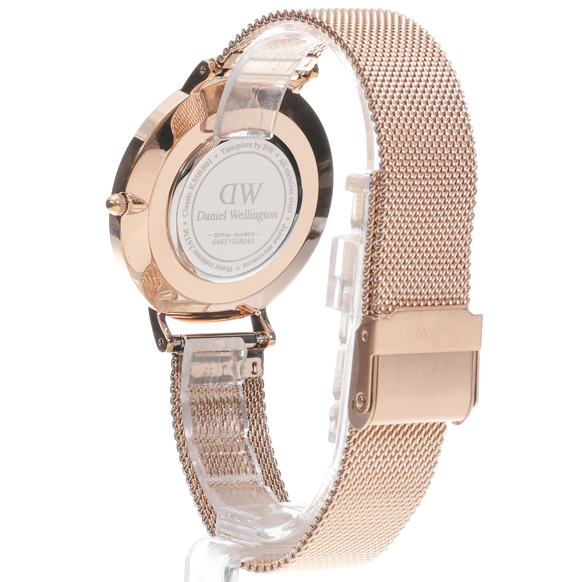 Daniel Wellington DW00100303 Petite Melrose 36mm Petite klasyczny zegarek różowe złoto - miniatura 4