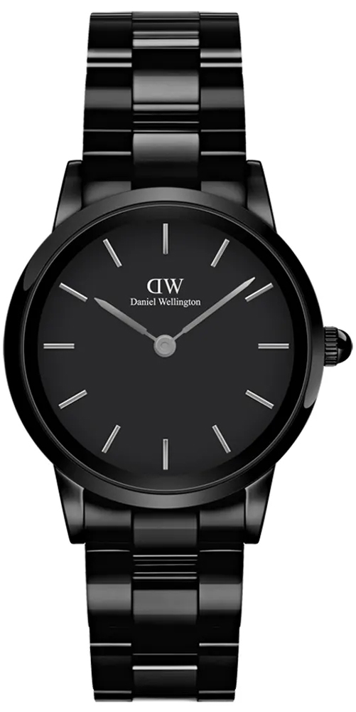 Iconic Link Ceramic Black 28mm Daniel Wellington DW00100415 