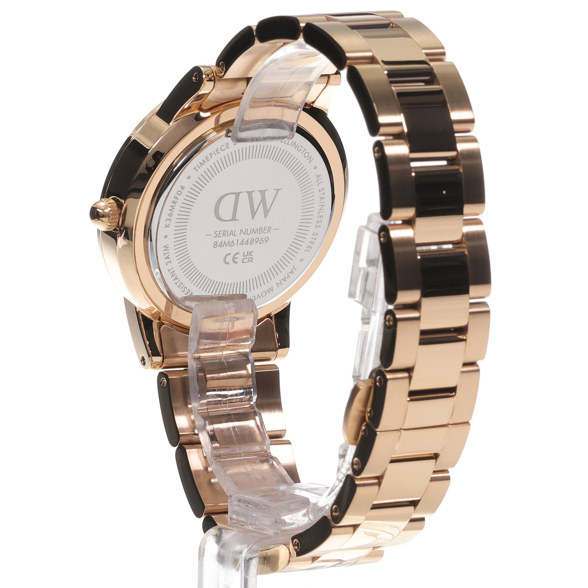 Daniel Wellington DW00100419 zegarek różowe złoto klasyczny Iconic bransoleta - miniatura 4