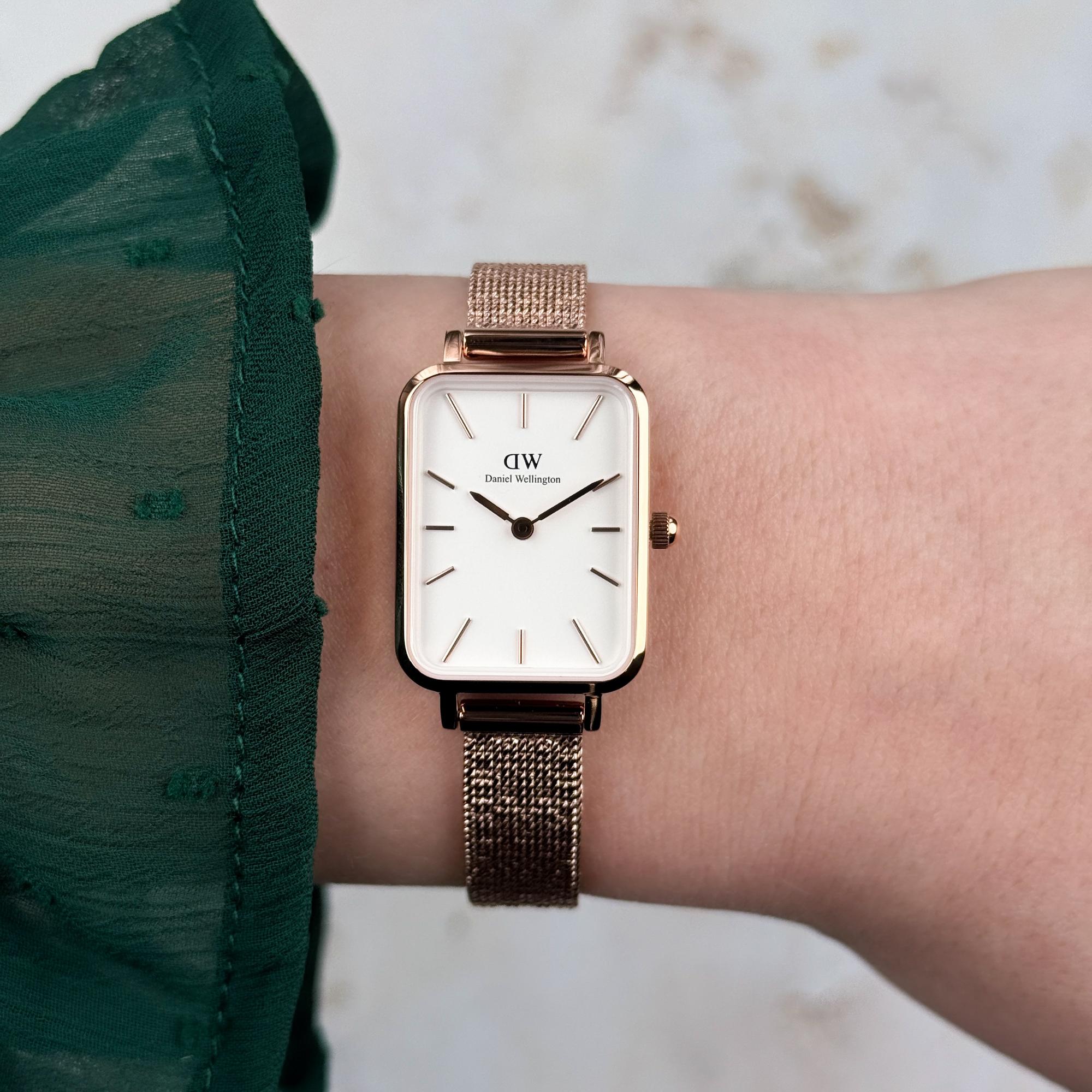 Daniel Wellington DW00100468 Petite Petite Unitone Silver 32mm zegarek damski klasyczny mineralne - miniatura 8