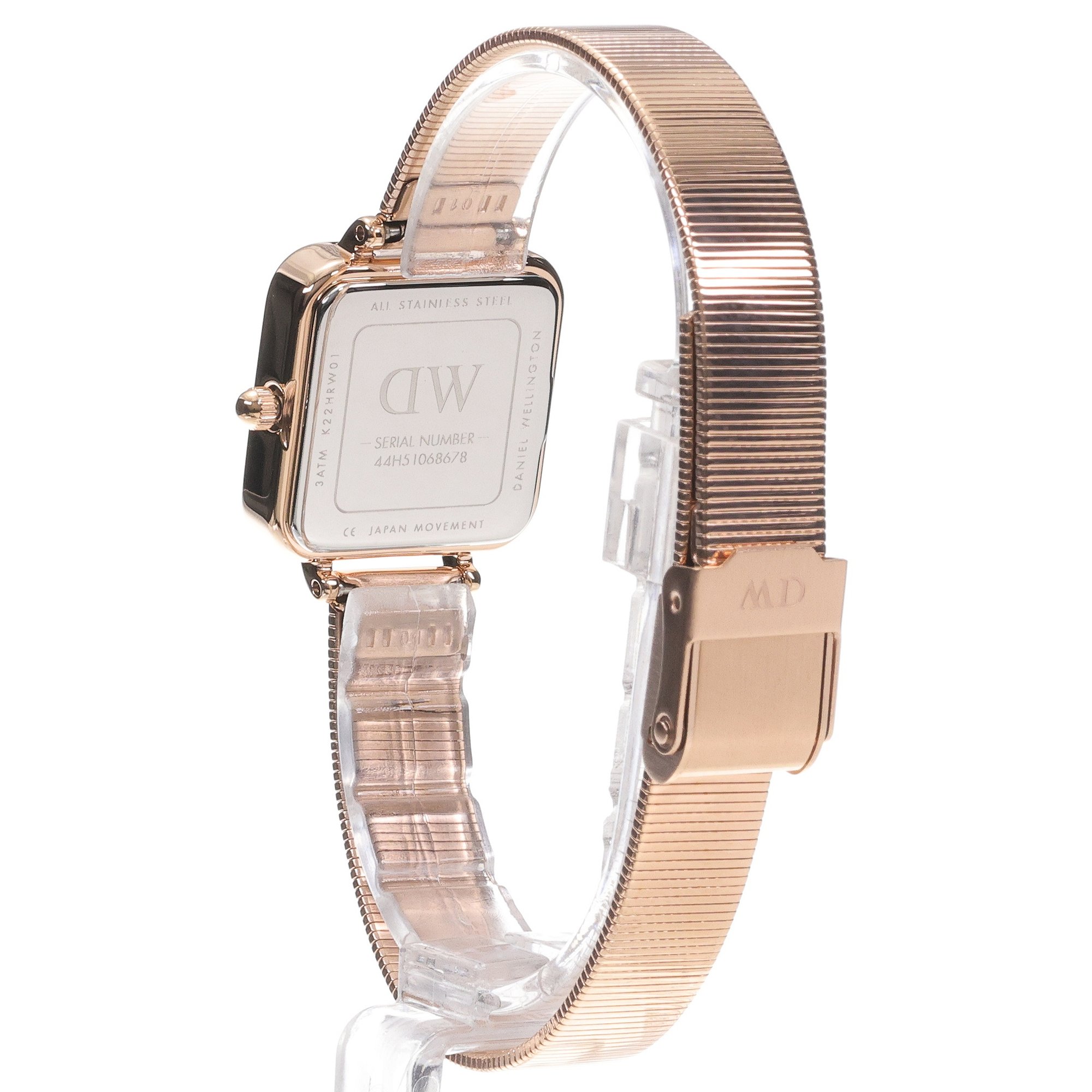 Daniel Wellington DW00100517 Quadro Quadro Studio 22mm zegarek damski klasyczny mineralne - miniatura 4