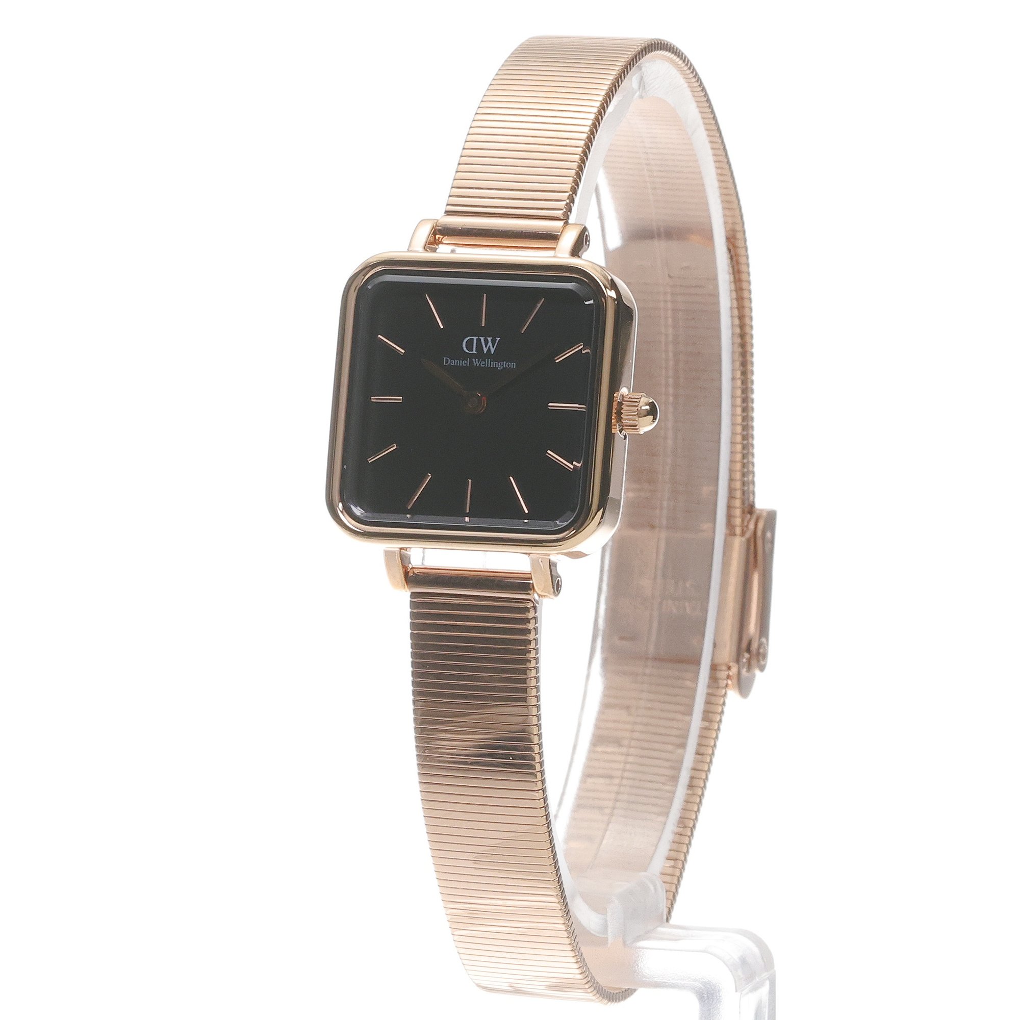 Daniel Wellington DW00100518 Quadro Studio Rose Gold 22mm Quadro klasyczny zegarek różowe złoto - miniatura 2