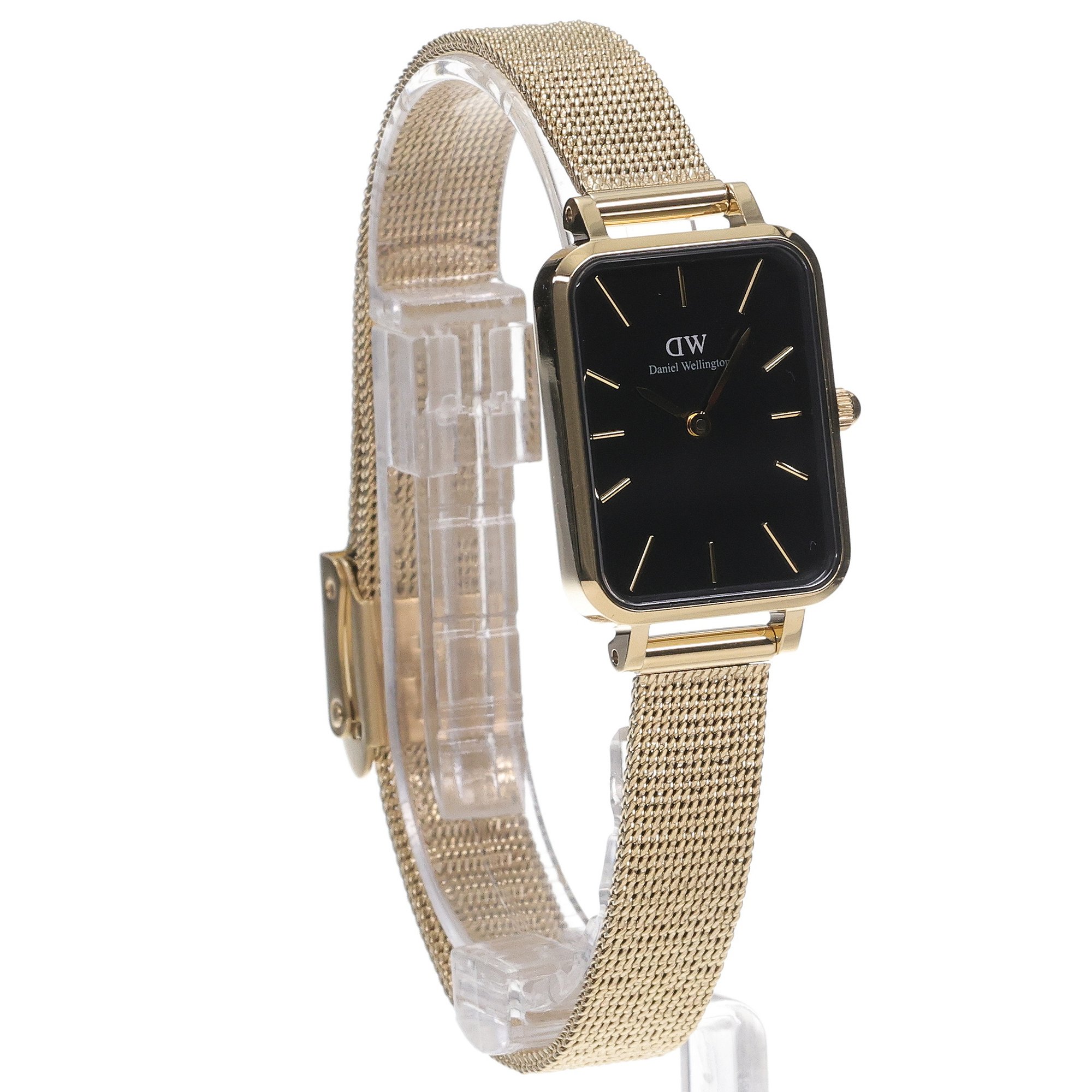 Daniel Wellington DW00100557 zegarek złoty klasyczny Quadro bransoleta - miniatura 3