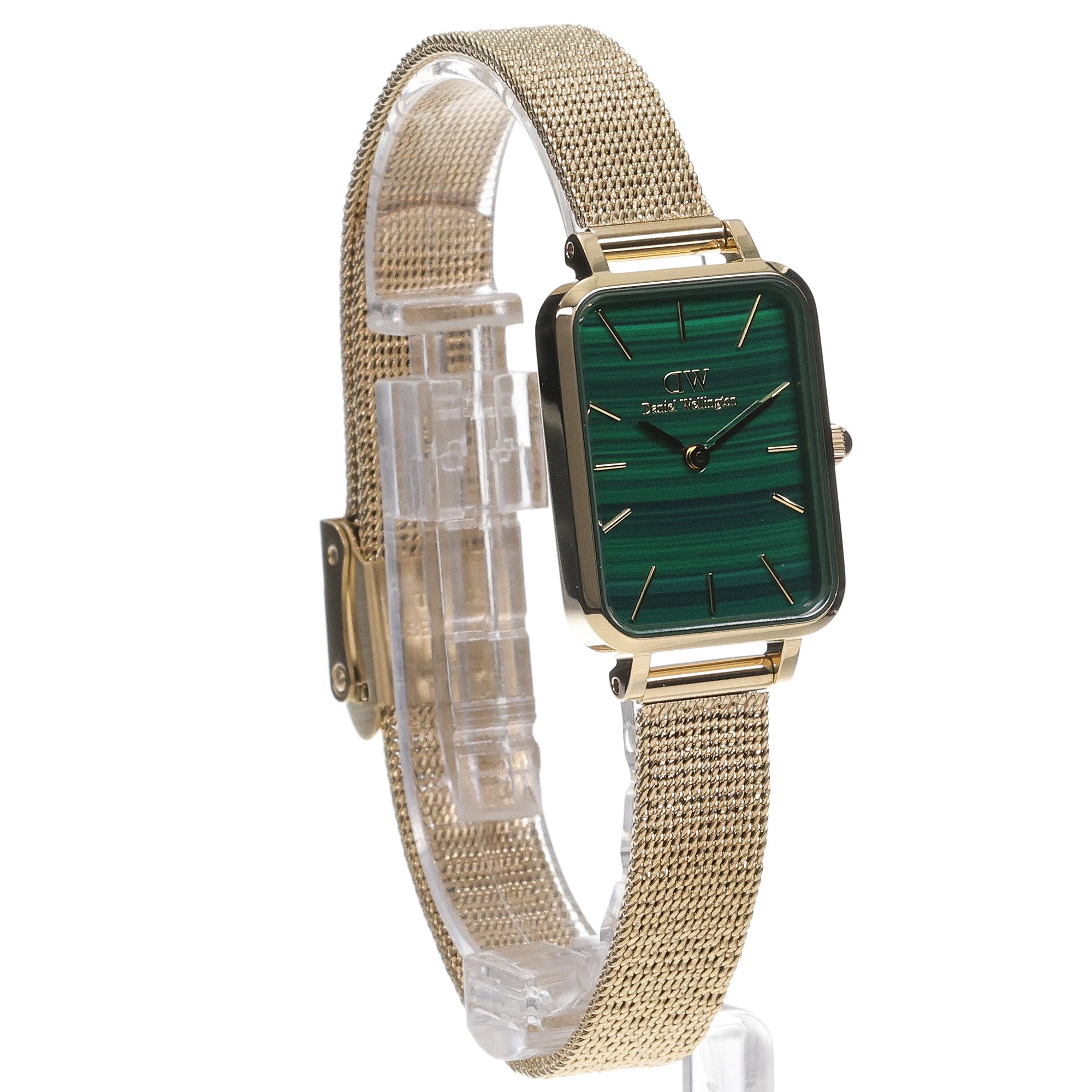 Daniel Wellington DW00100561 zegarek złoty klasyczny Quadro bransoleta - miniatura 3