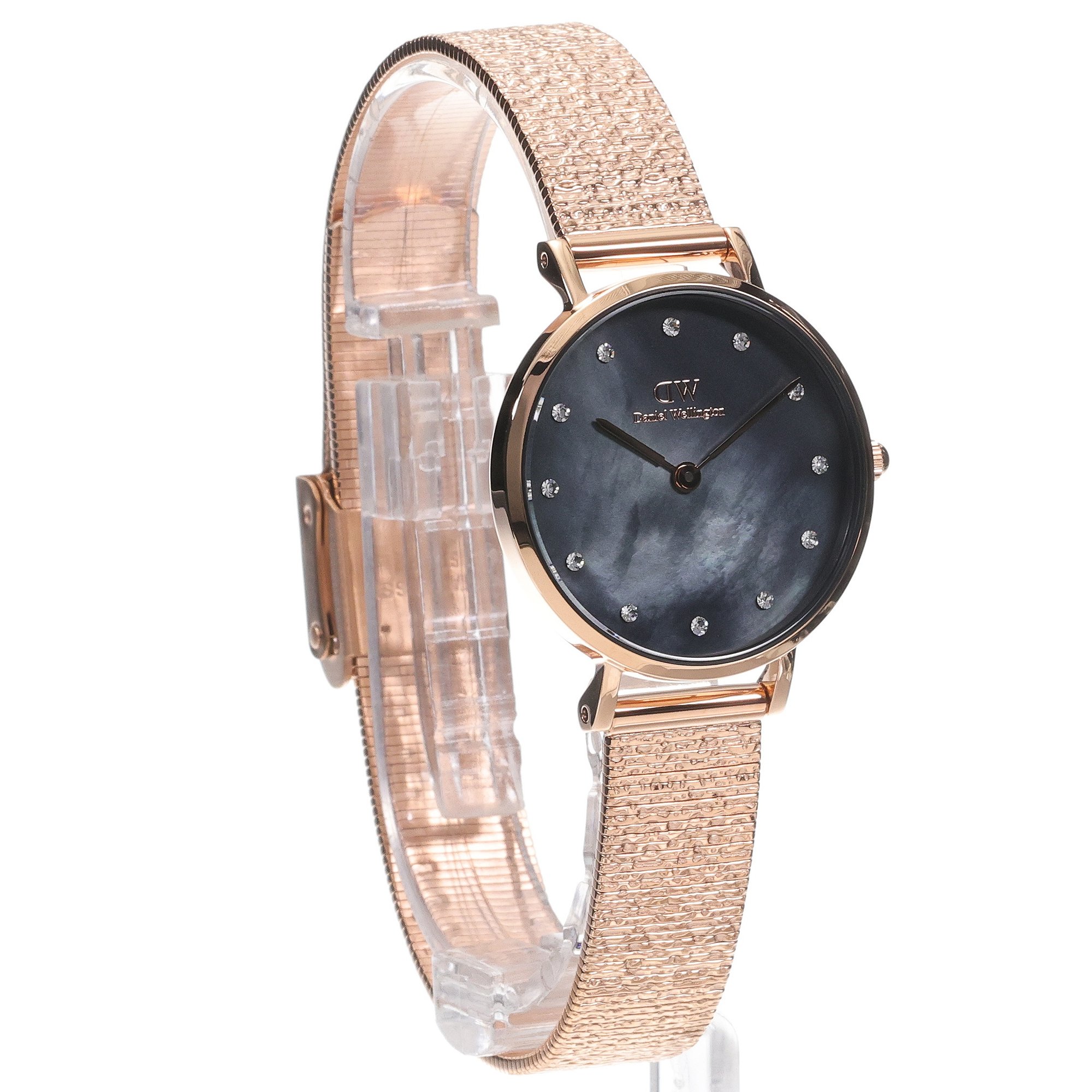 Daniel Wellington DW00100591 zegarek różowe złoto klasyczny Petite bransoleta - miniatura 3