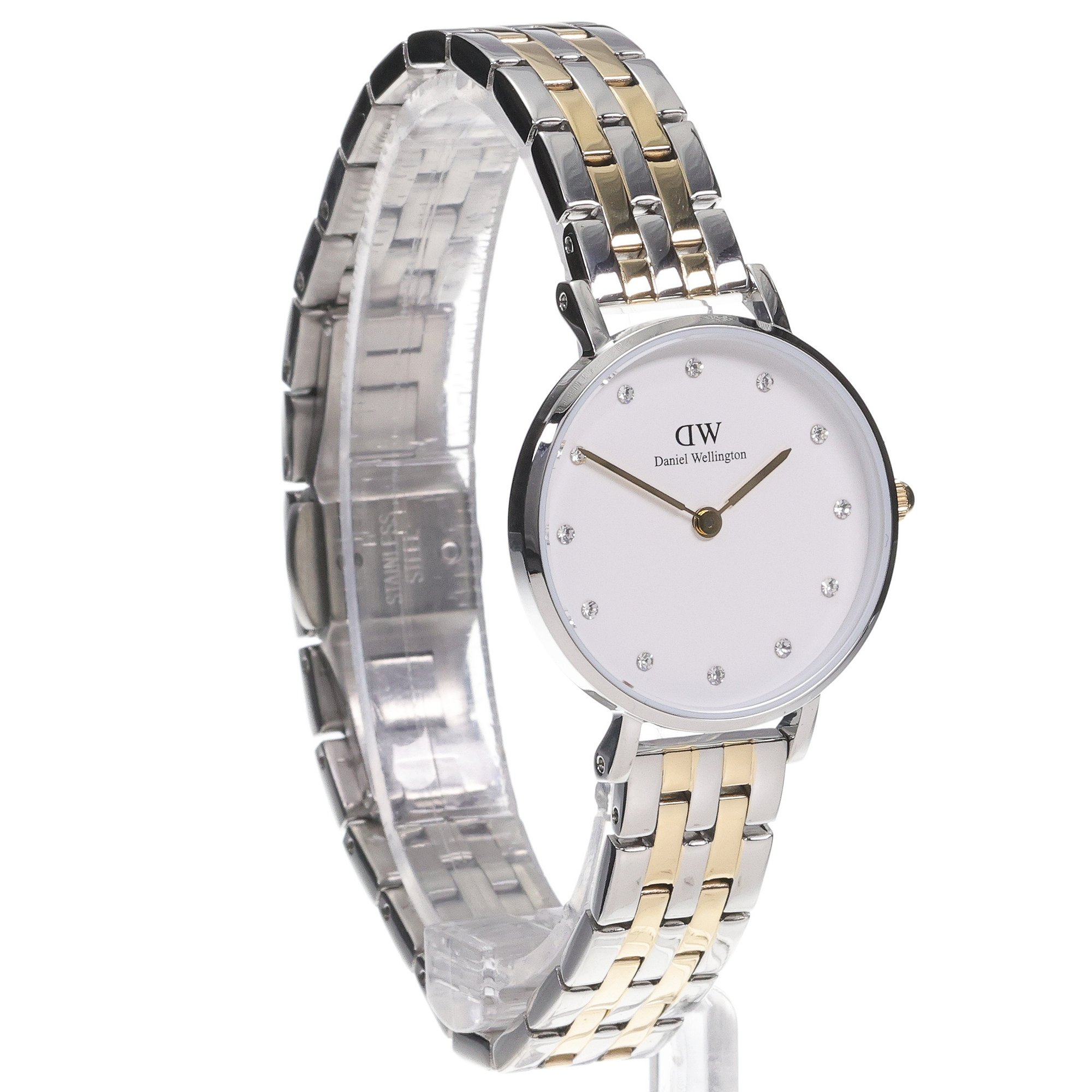 Daniel Wellington DW00100616 zegarek srebrny klasyczny Quadro bransoleta - miniatura 3